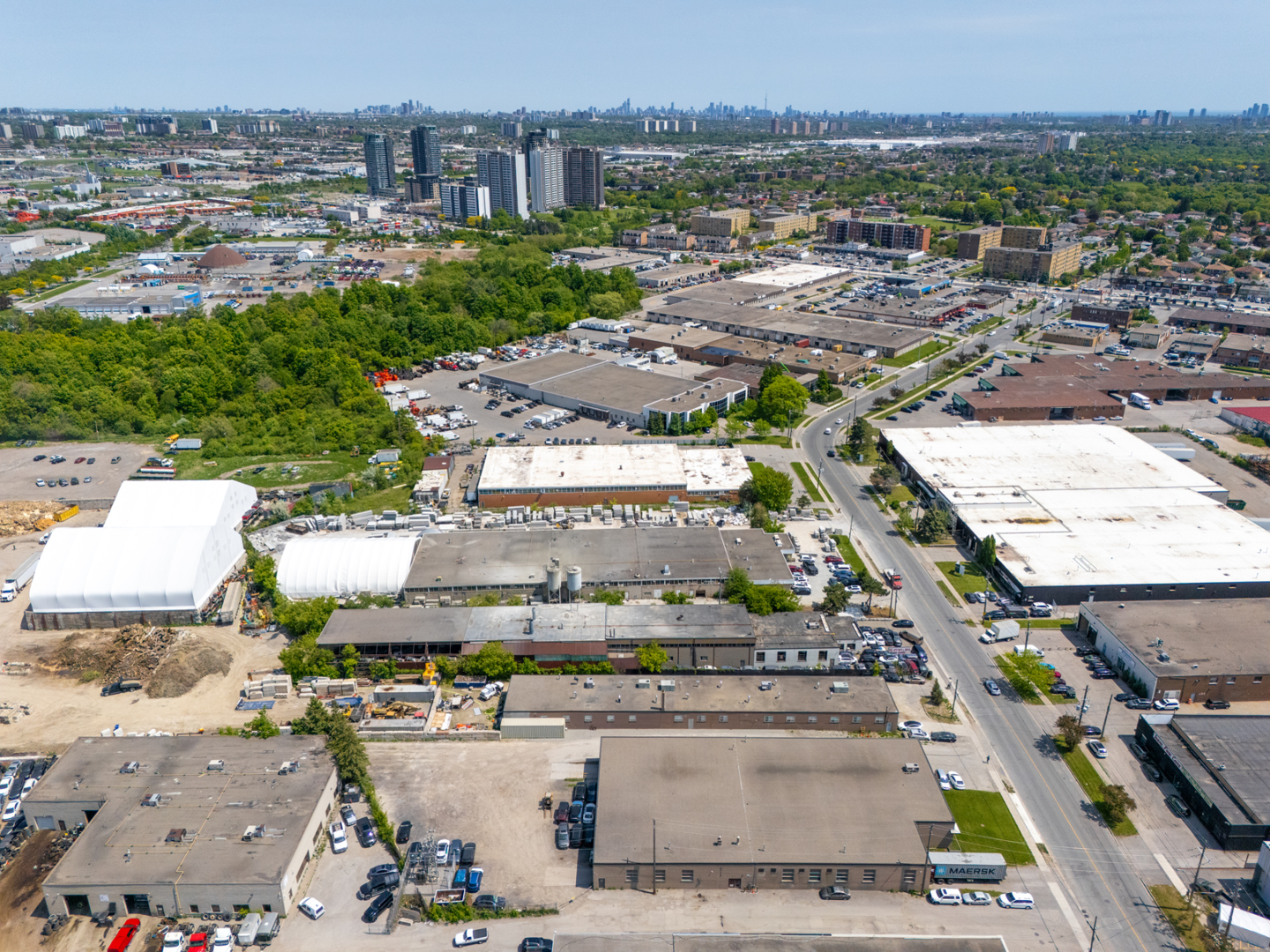 55 Milvan Drive Outside Aerial