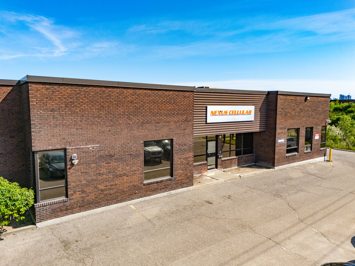 1090 Aerowood Drive Exterior Red Brick Single Storey Building 