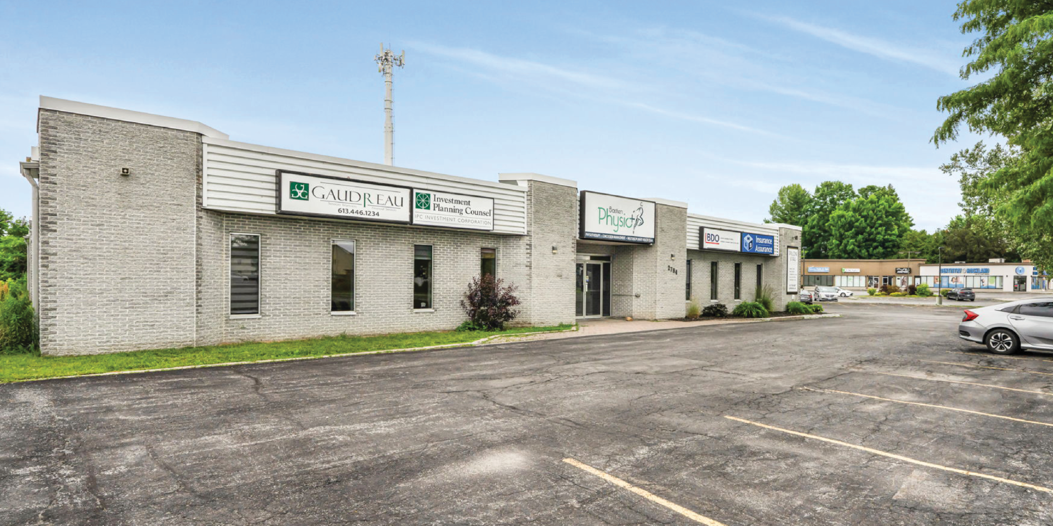 Parking Lot View of 2784 Laurier Street
