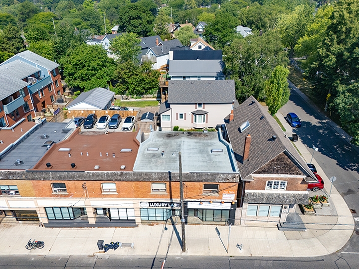 338 Kingston Road aerial shot