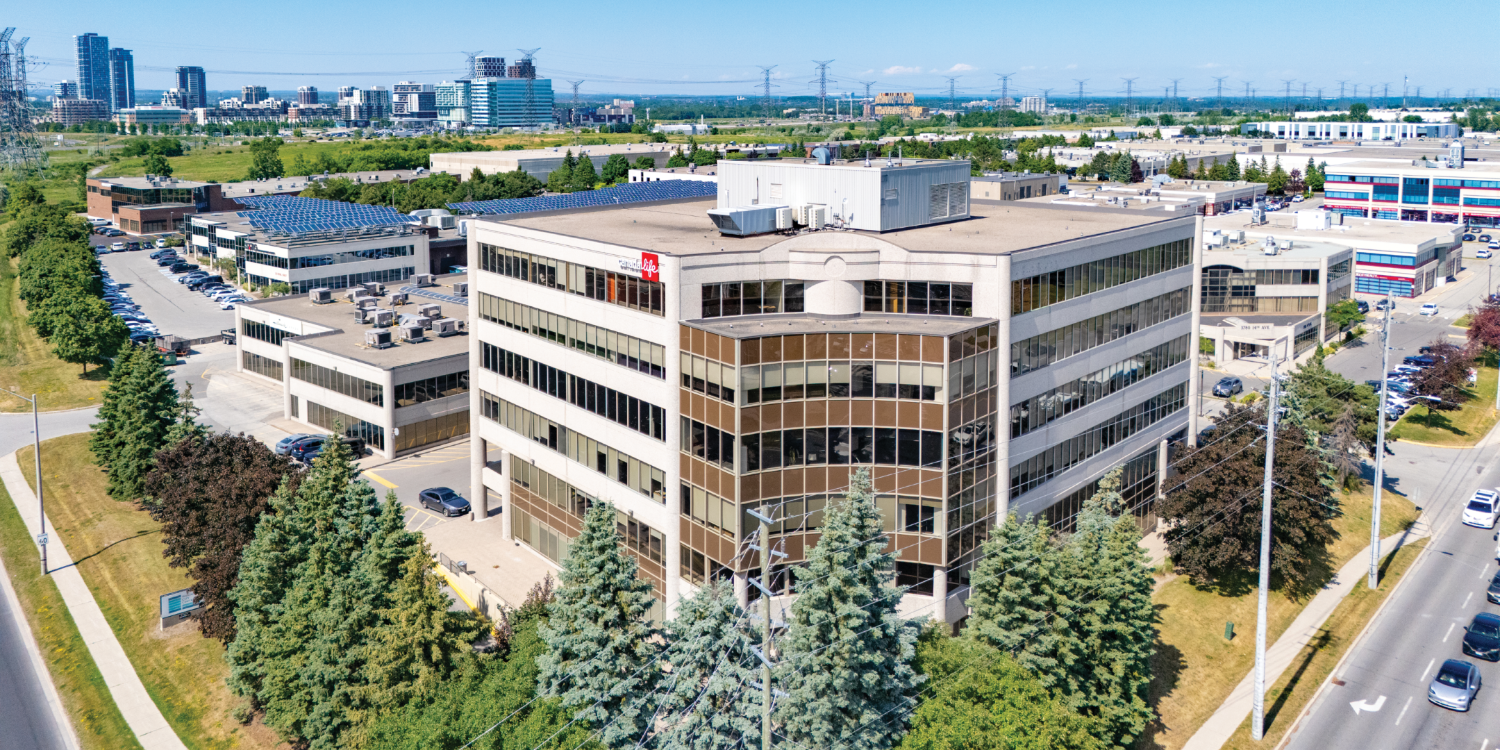 3760 14th Avenue Aerial of Office Building 