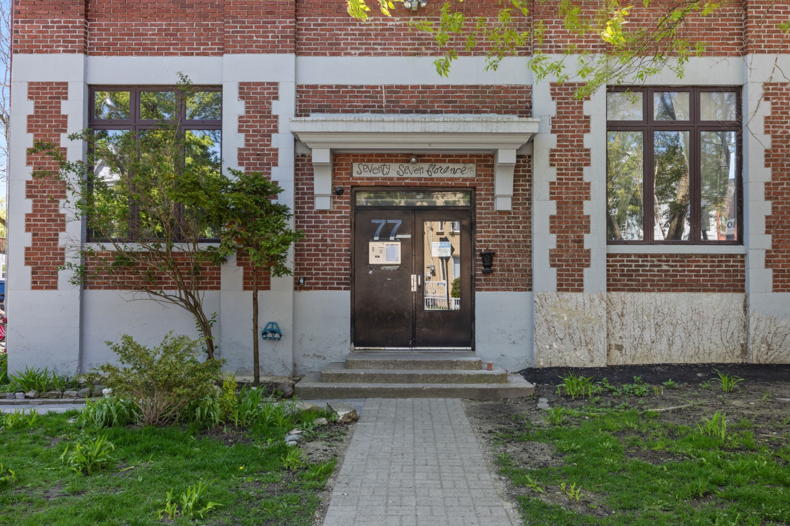 77 Florence Street Main Entrance Exterior View