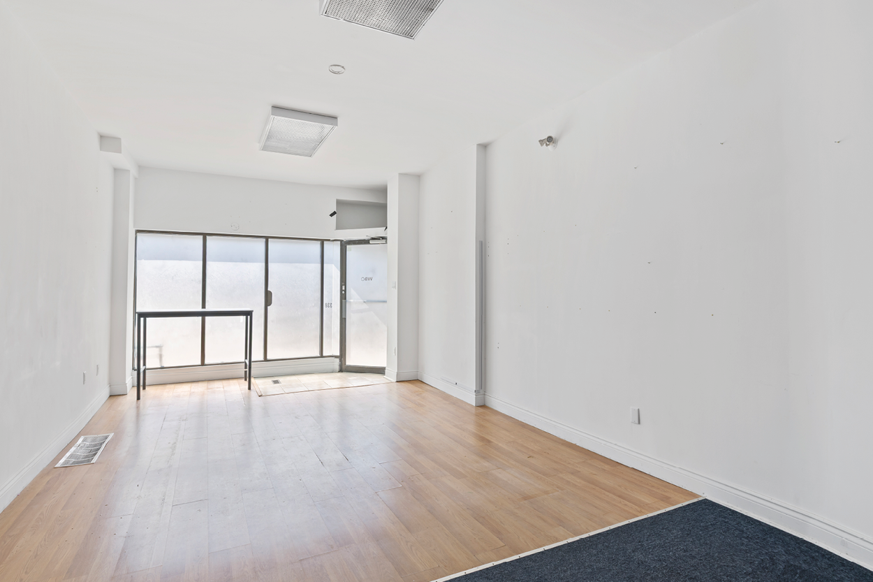 338 Kingston Road interior with large windows