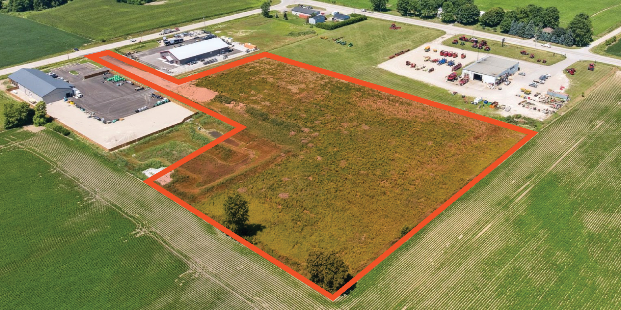 434982 43rd Line Aerial View of Property