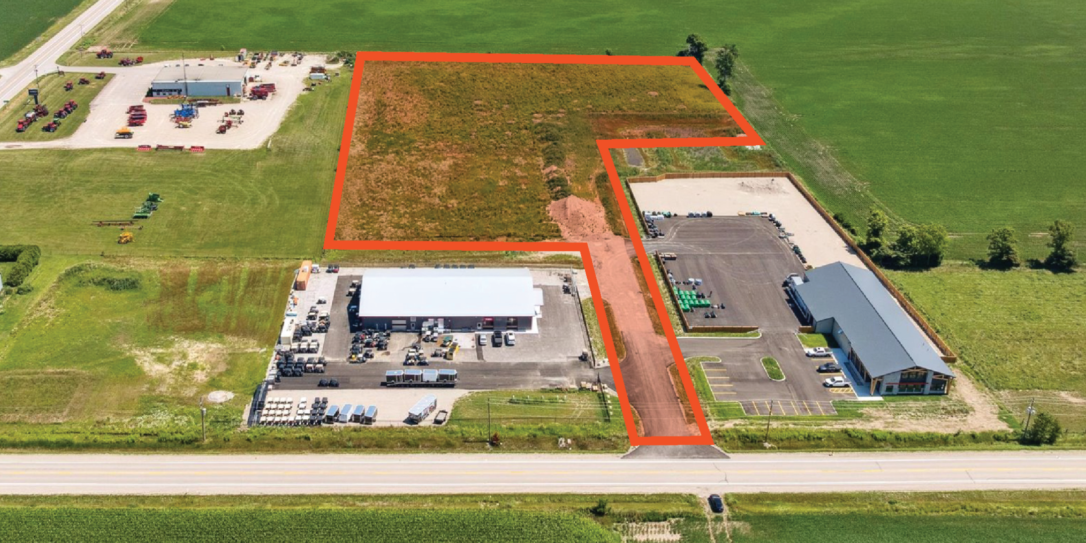434982 43rd Line Aerial View of Property