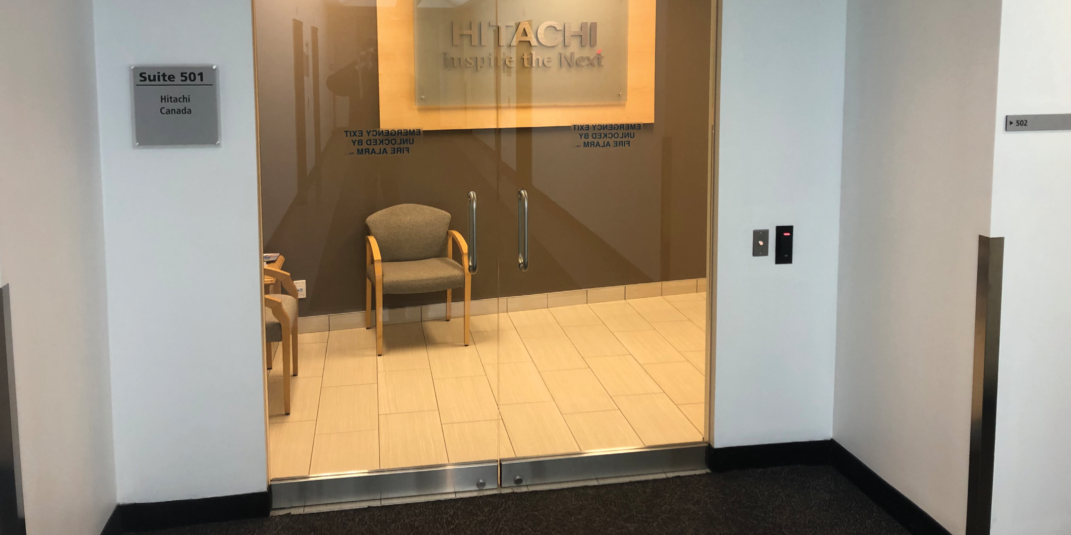 5450 Explorer Drive Suite 501 Entrance