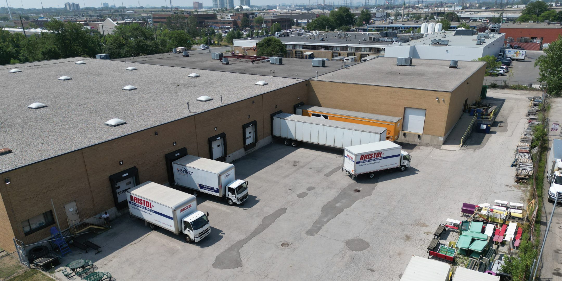 100 North Queen Street Shipping Doors