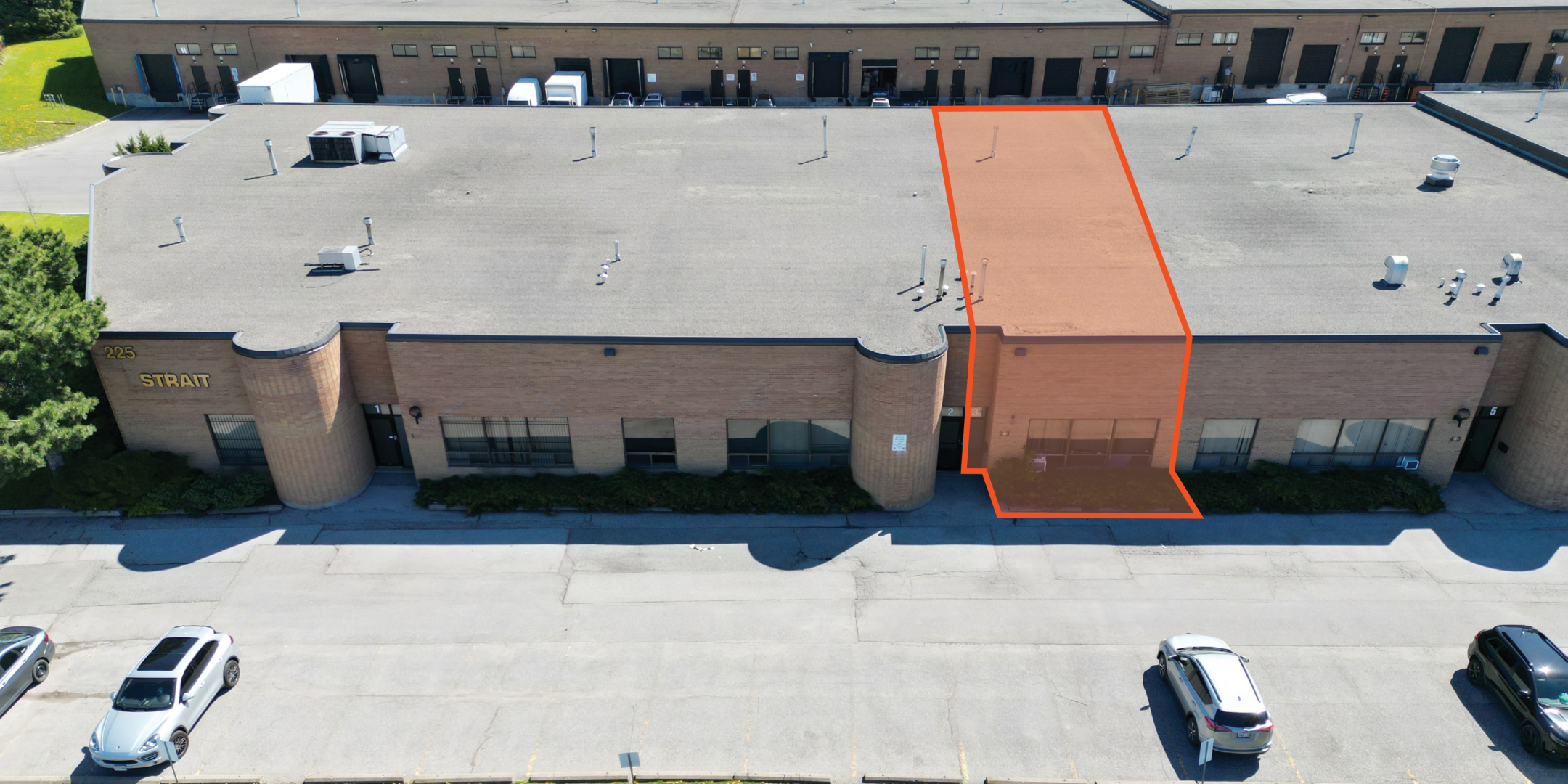 225 Nugget Avenue Unit 3 Exterior Outlined in Orange