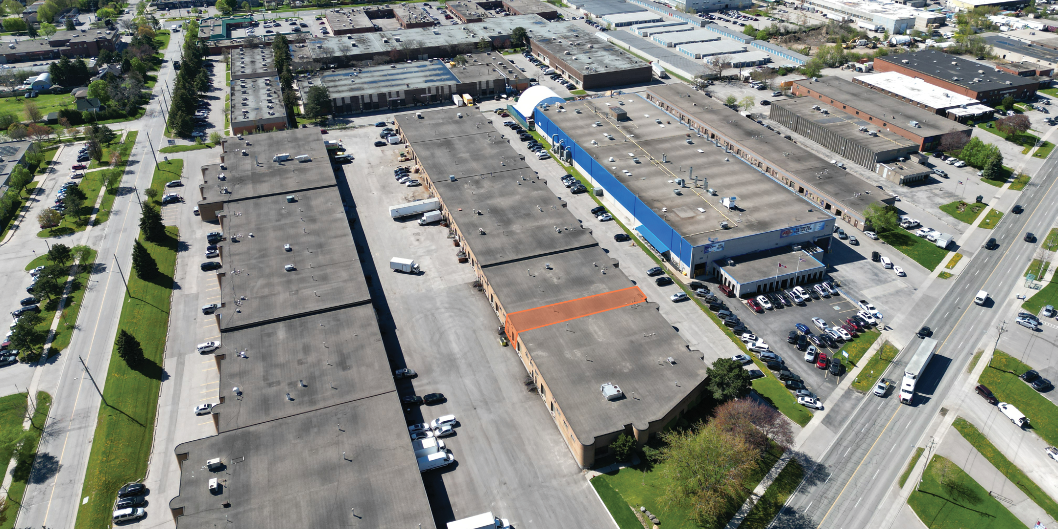 225 Nugget Avenue Unit 3 Exterior Outlined in Orange