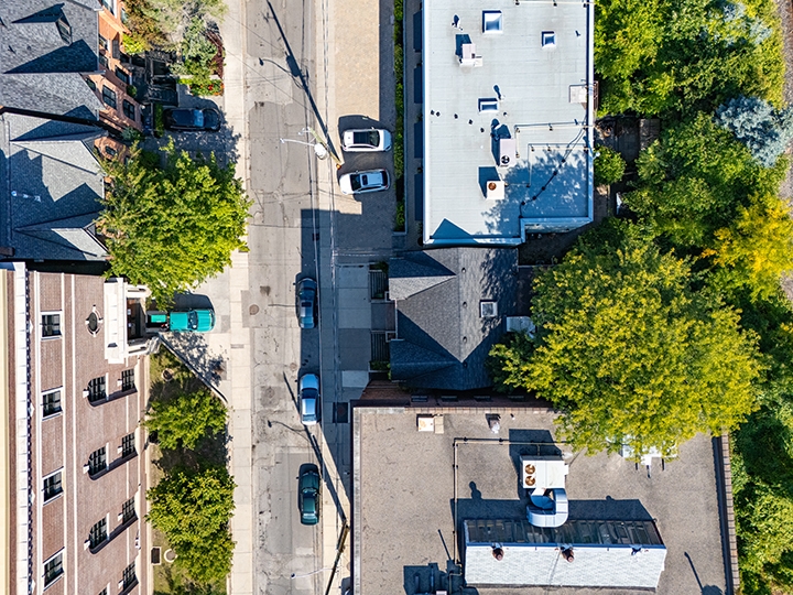 283 Macpherson aerial shot