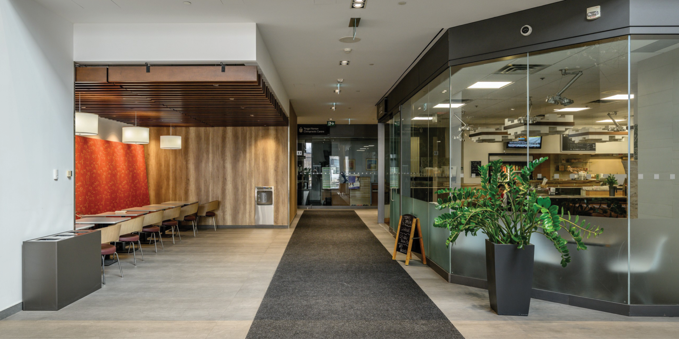 5255 Yonge Street cafeteria