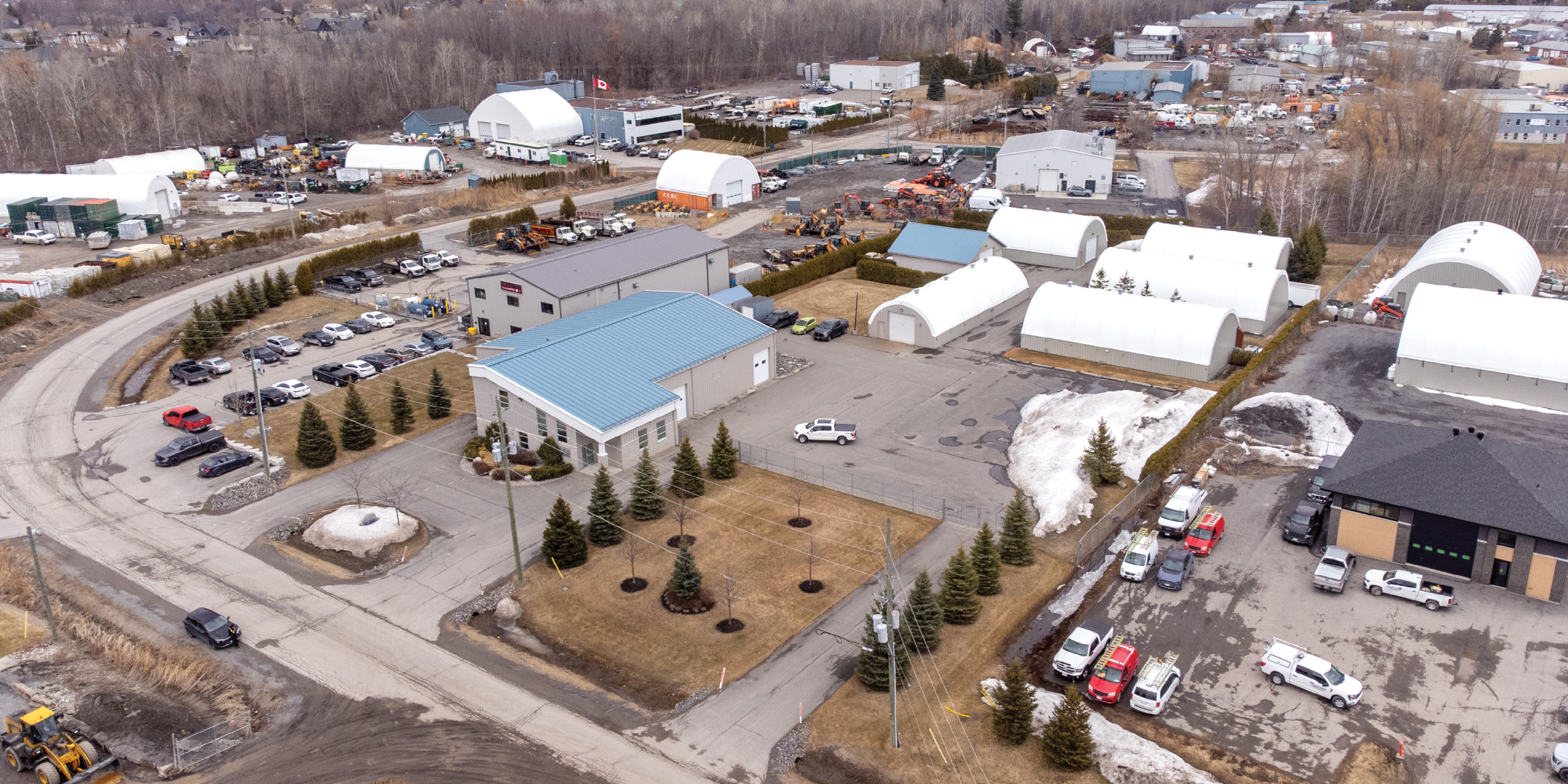 Aerial view of 6798 & 6806 Hiram Drive