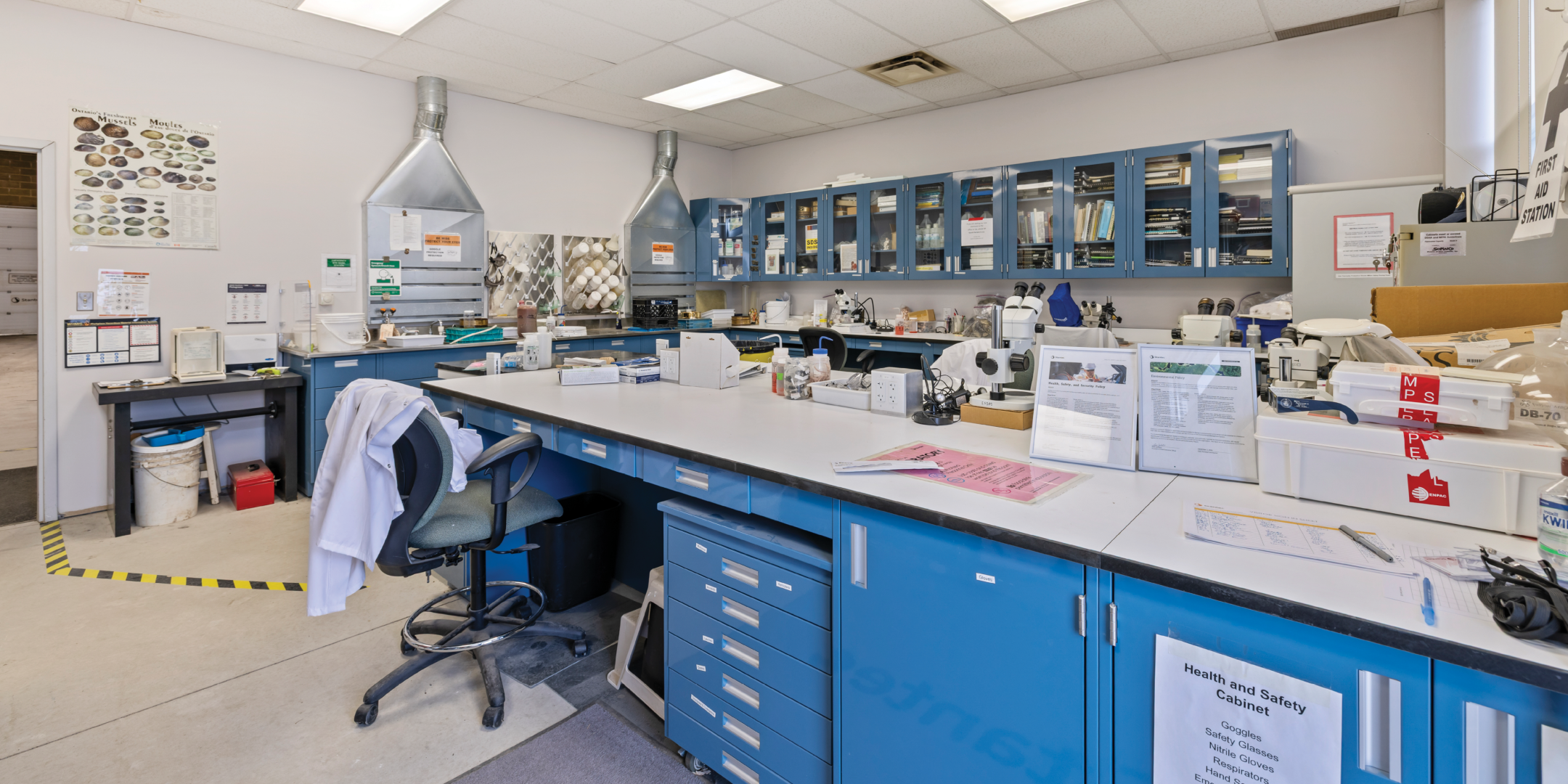 Office area within the warehouse area Office area within the warehouse area
