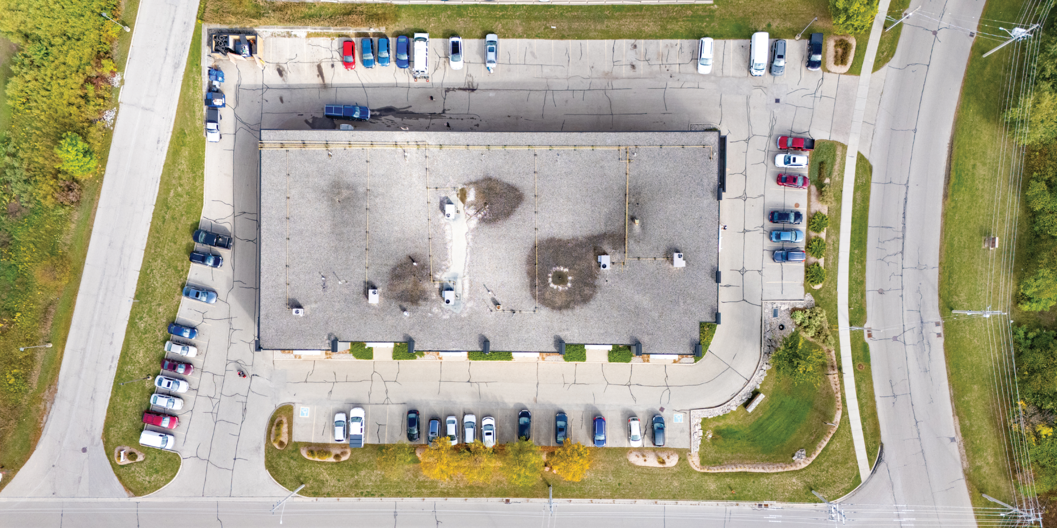 Aerial overview of 10 Washburn Drive Aerial overview of 10 Washburn Drive