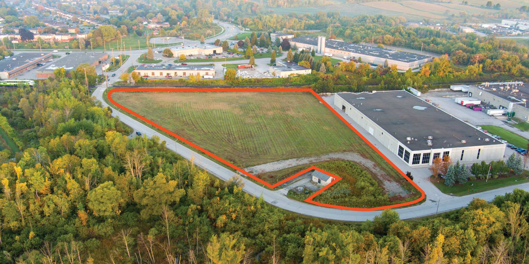20 Industrial Road Employment Land with Orange Property Land