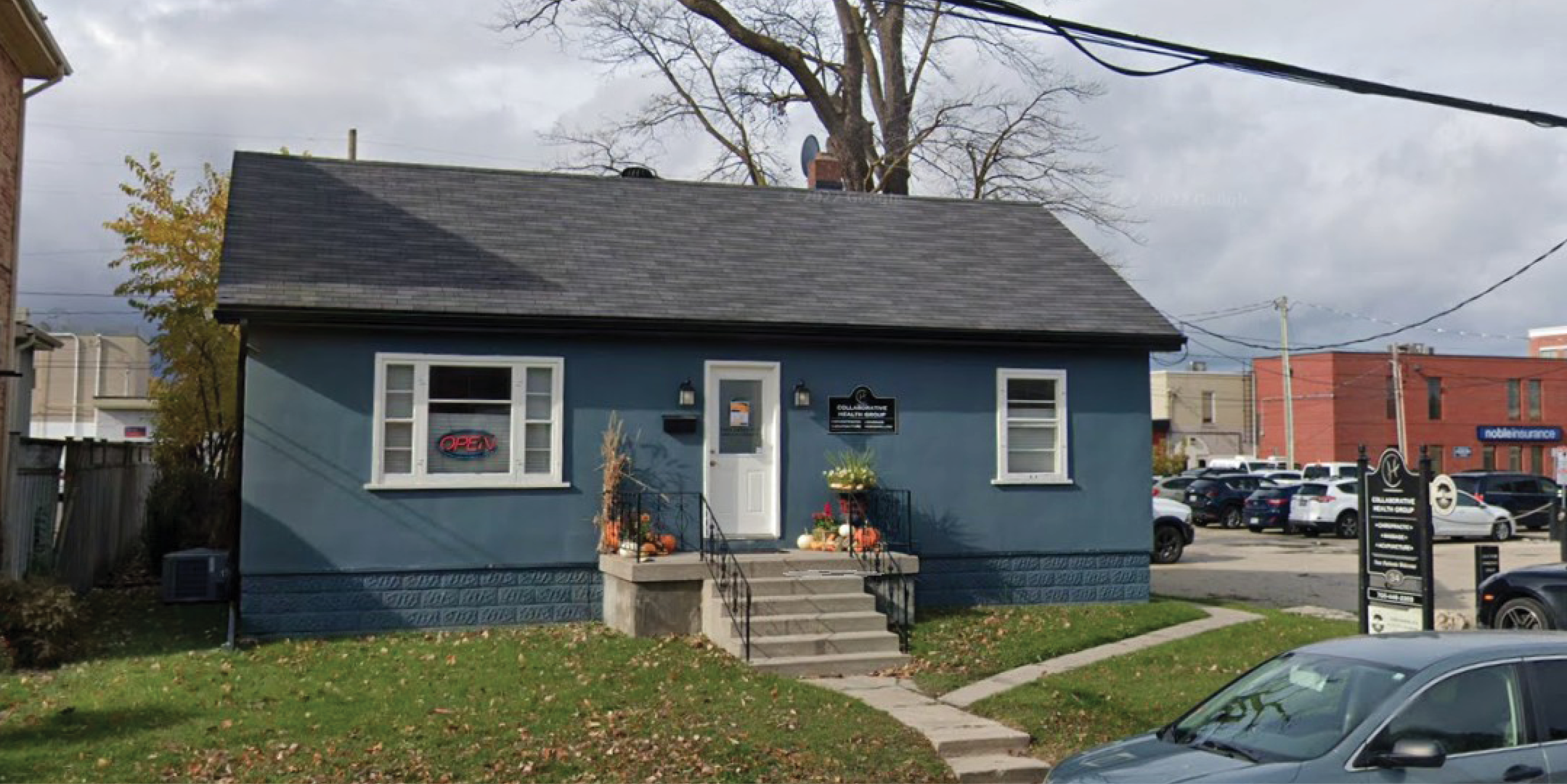 34 Ste Marie Street little blue house