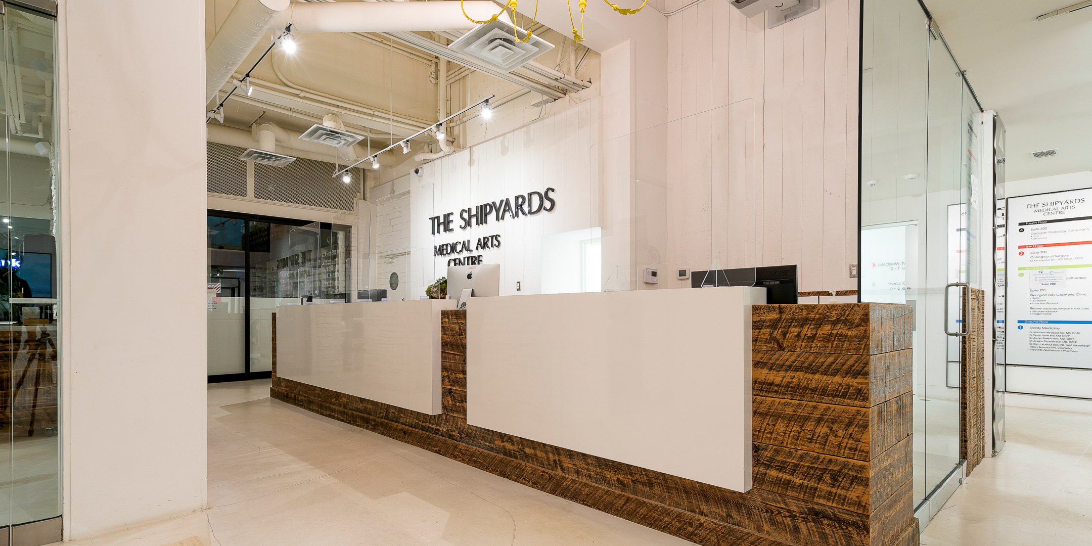 28 Huron Street interior reception area