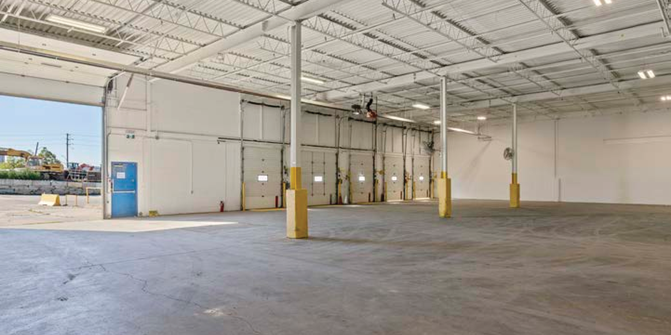 3636 Weston Road Warehouse Interior with Shipping Doors