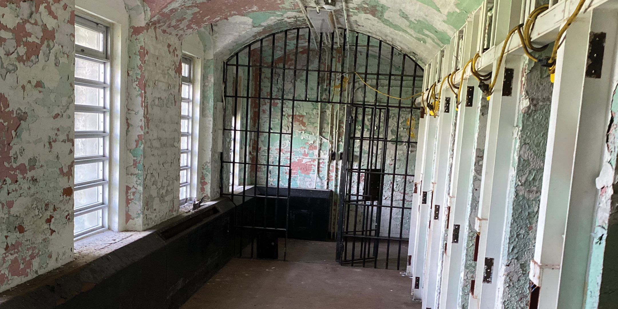 Interior view of cells at 62 Beckwith Street E