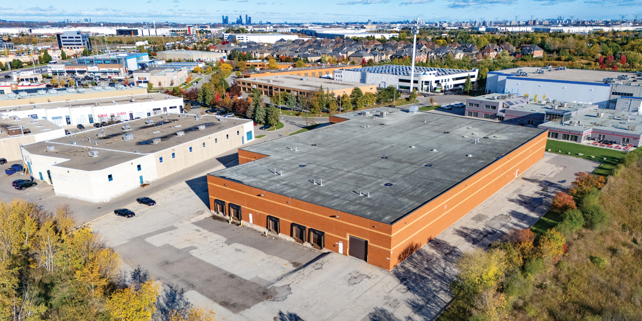 8 Abacus Road Exterior Industrial Building with Shipping Doors