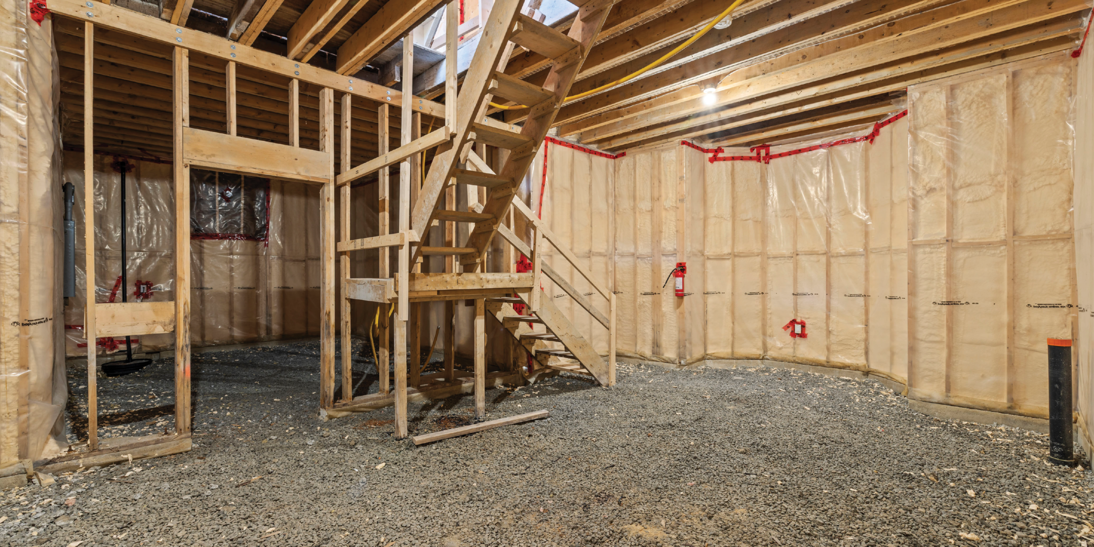 9835 Leslie Street Interior Unfinished Garage Area 