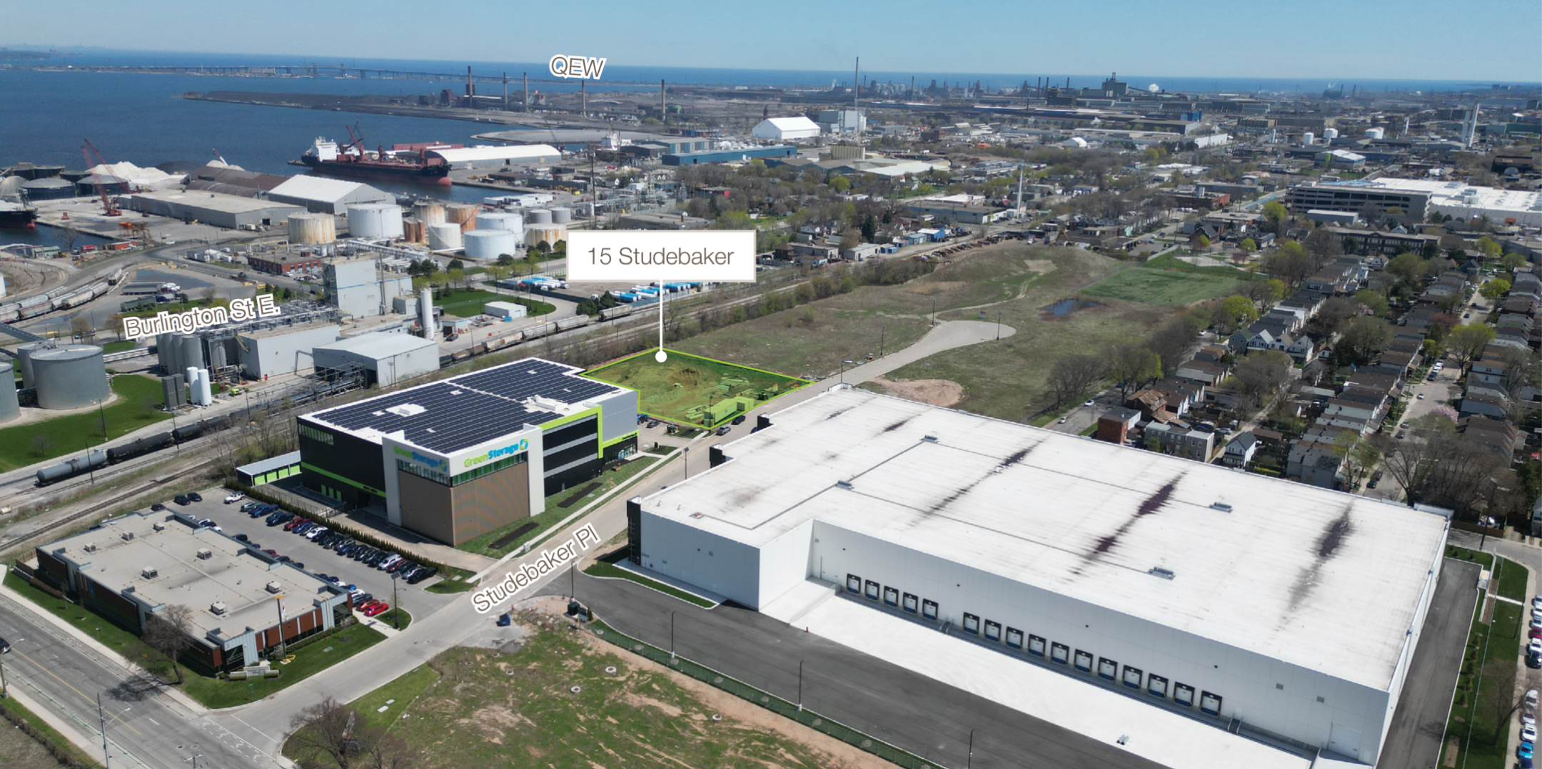 Aerial of Land at 15 Studebaker Place