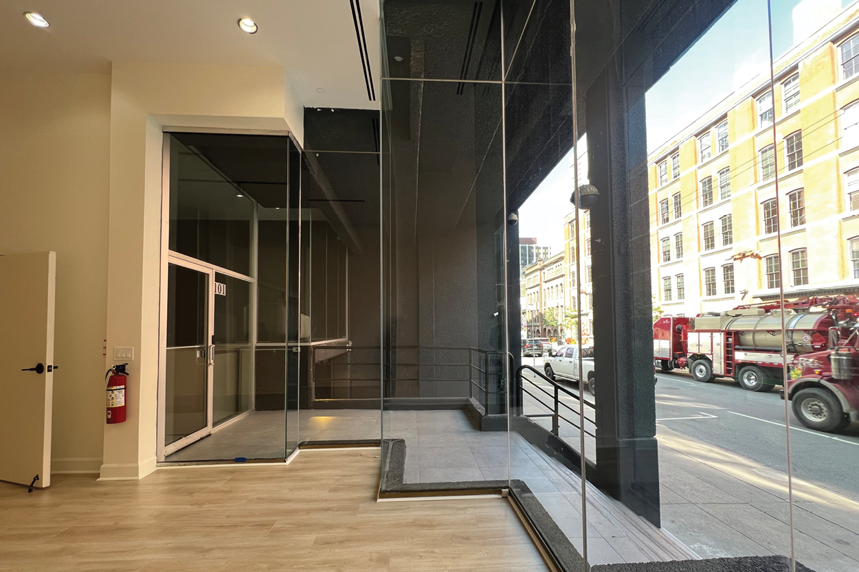 101 Richmond ground floor window