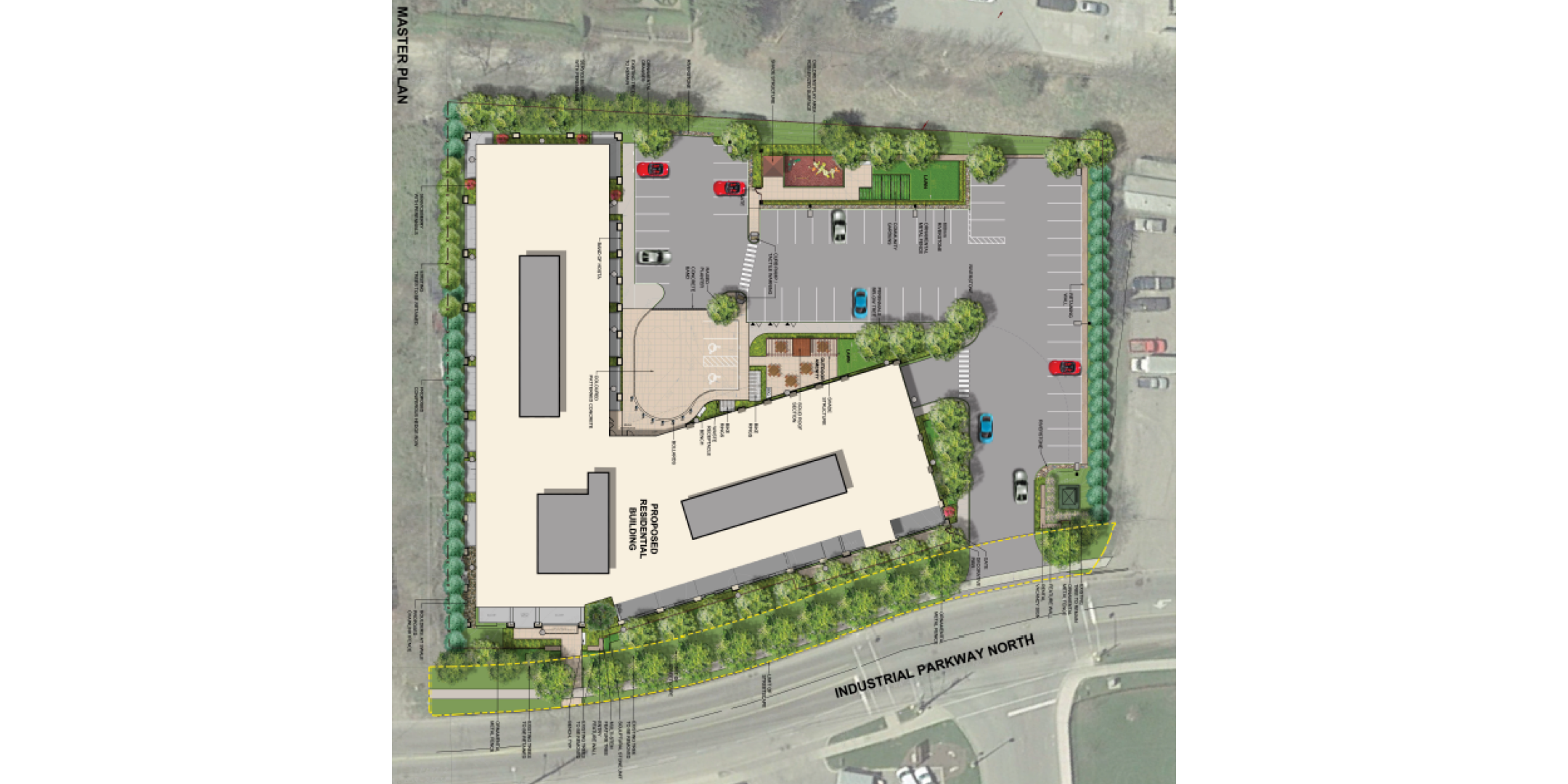 180 & 182 Centre Crescent Land Proposed Site Plan