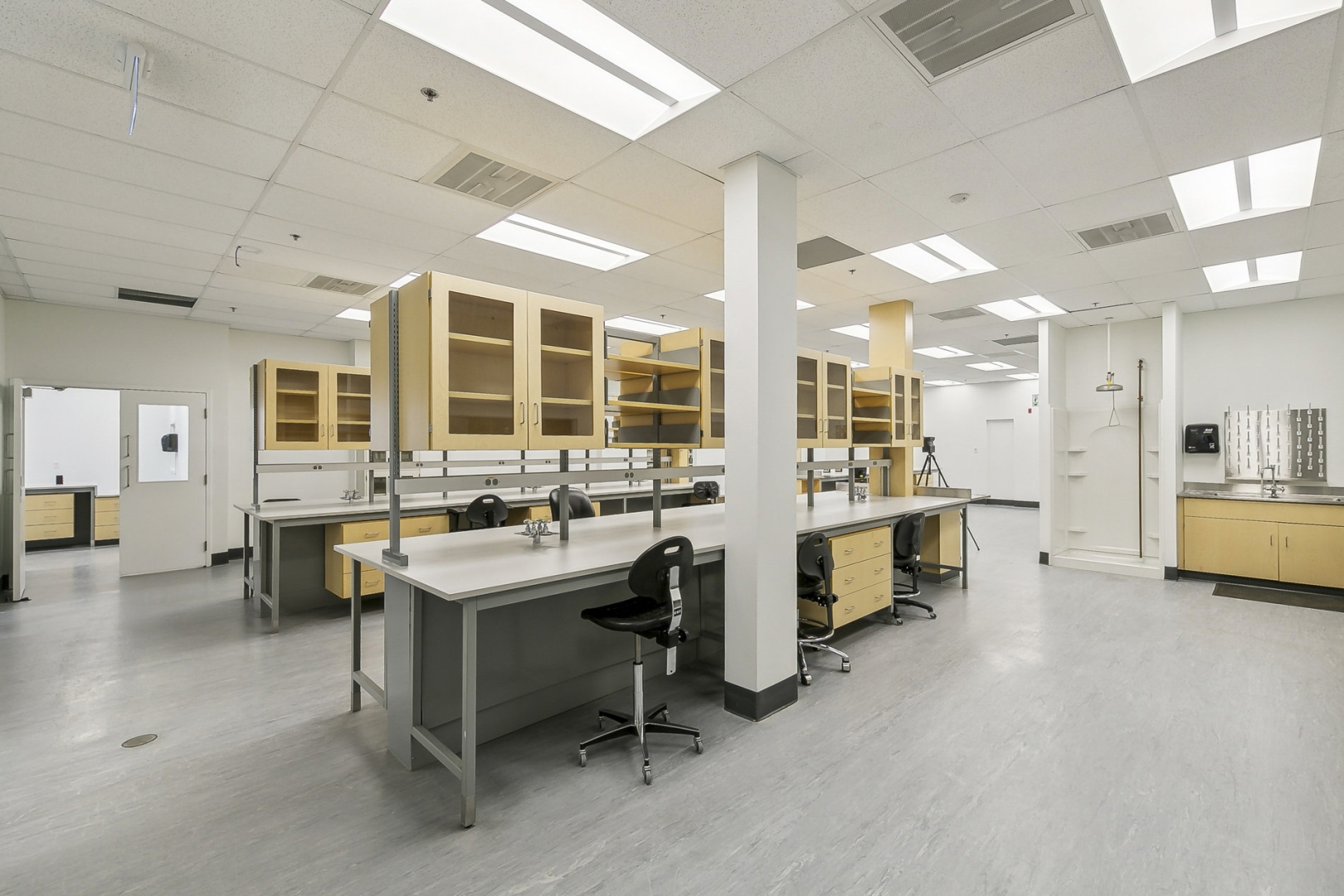 2488 Dunwin Drive lab area with cabinet