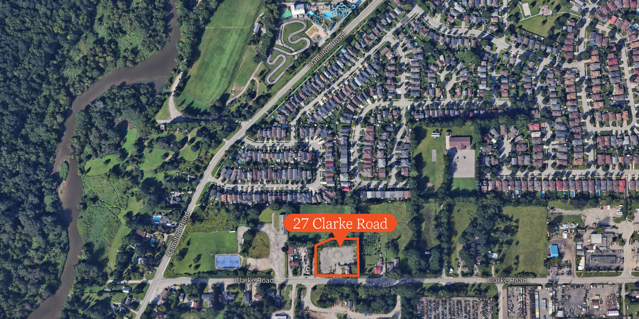 27 Clarke Road - Aerial