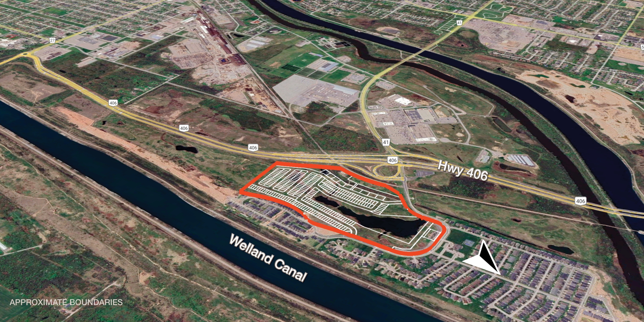 289 Daimler Parkway (Centre Parcel of Land) Outlined in Orange