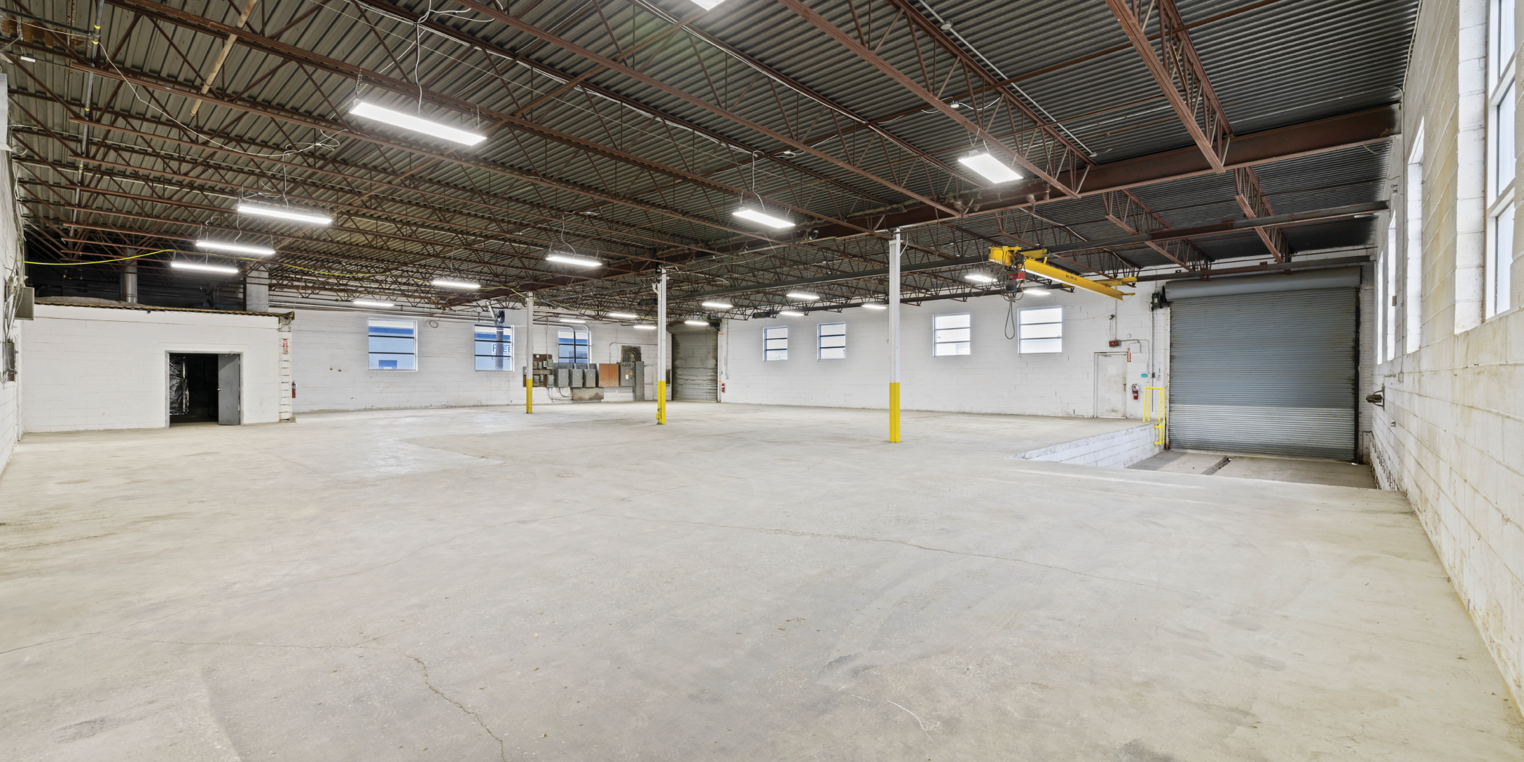 Interior shipping area at 55 Milvan Drive