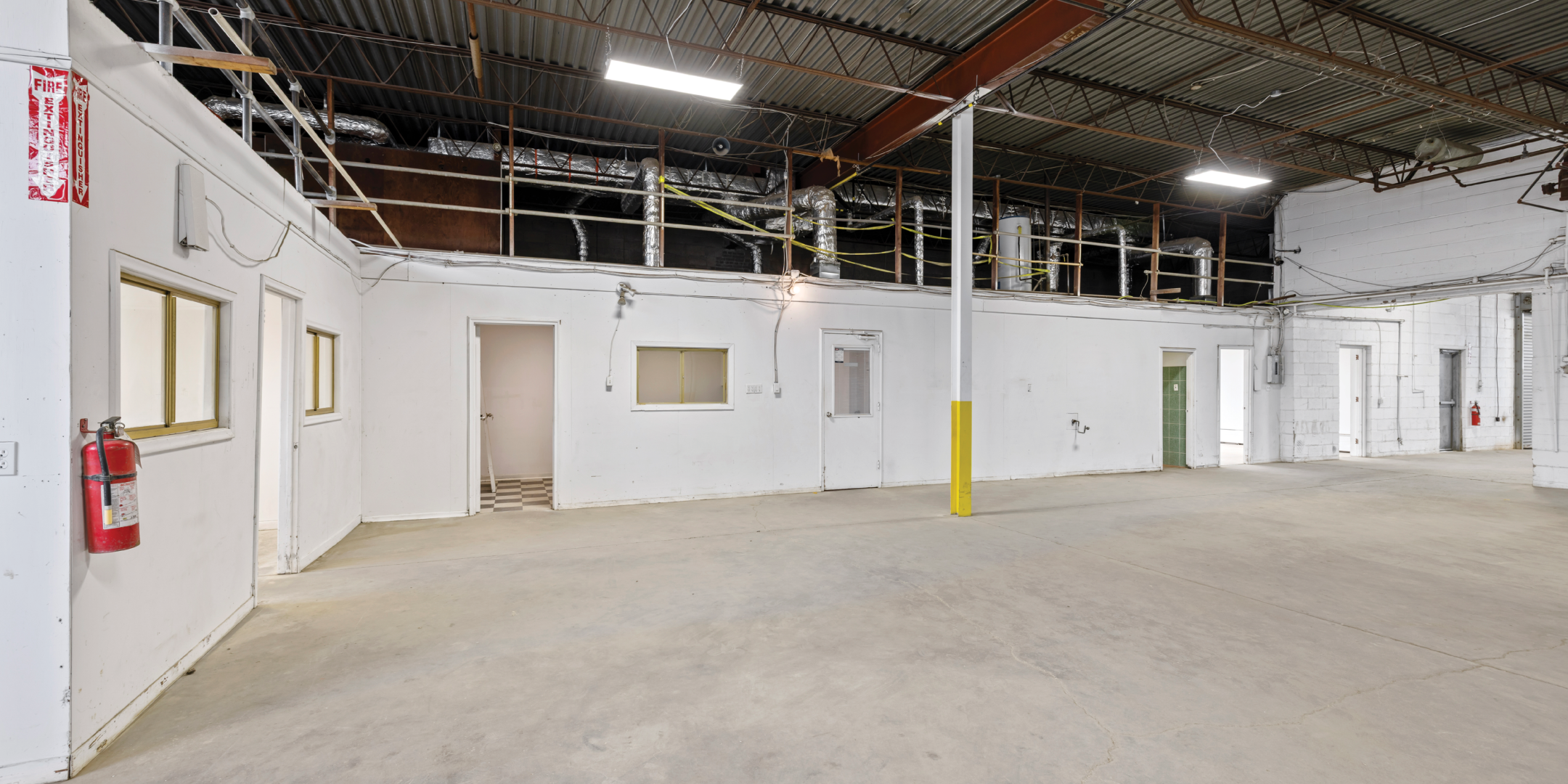 Interior shipping area at 55 Milvan Drive