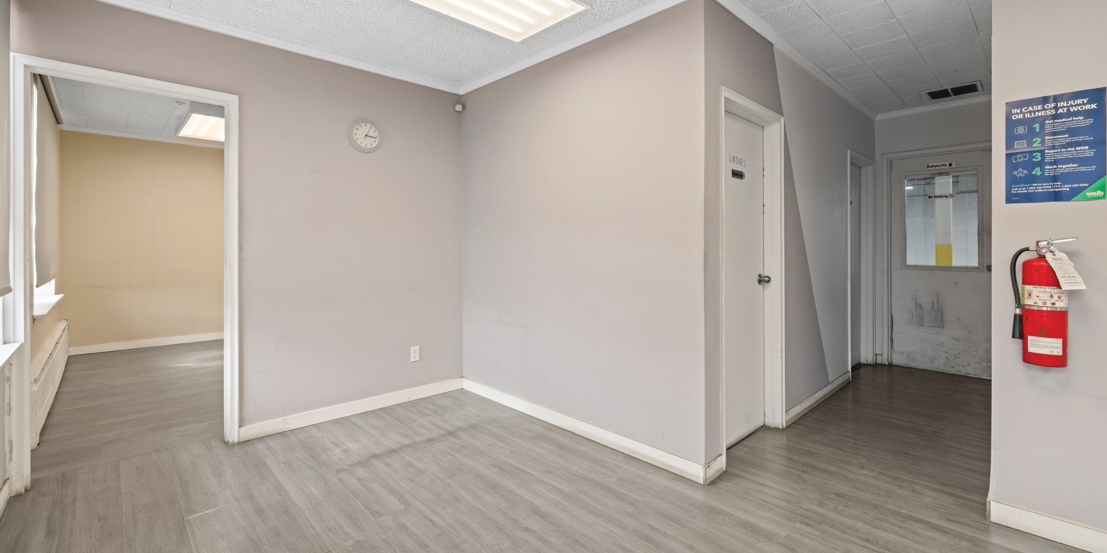 Interior office space at 55 Milvan Drive