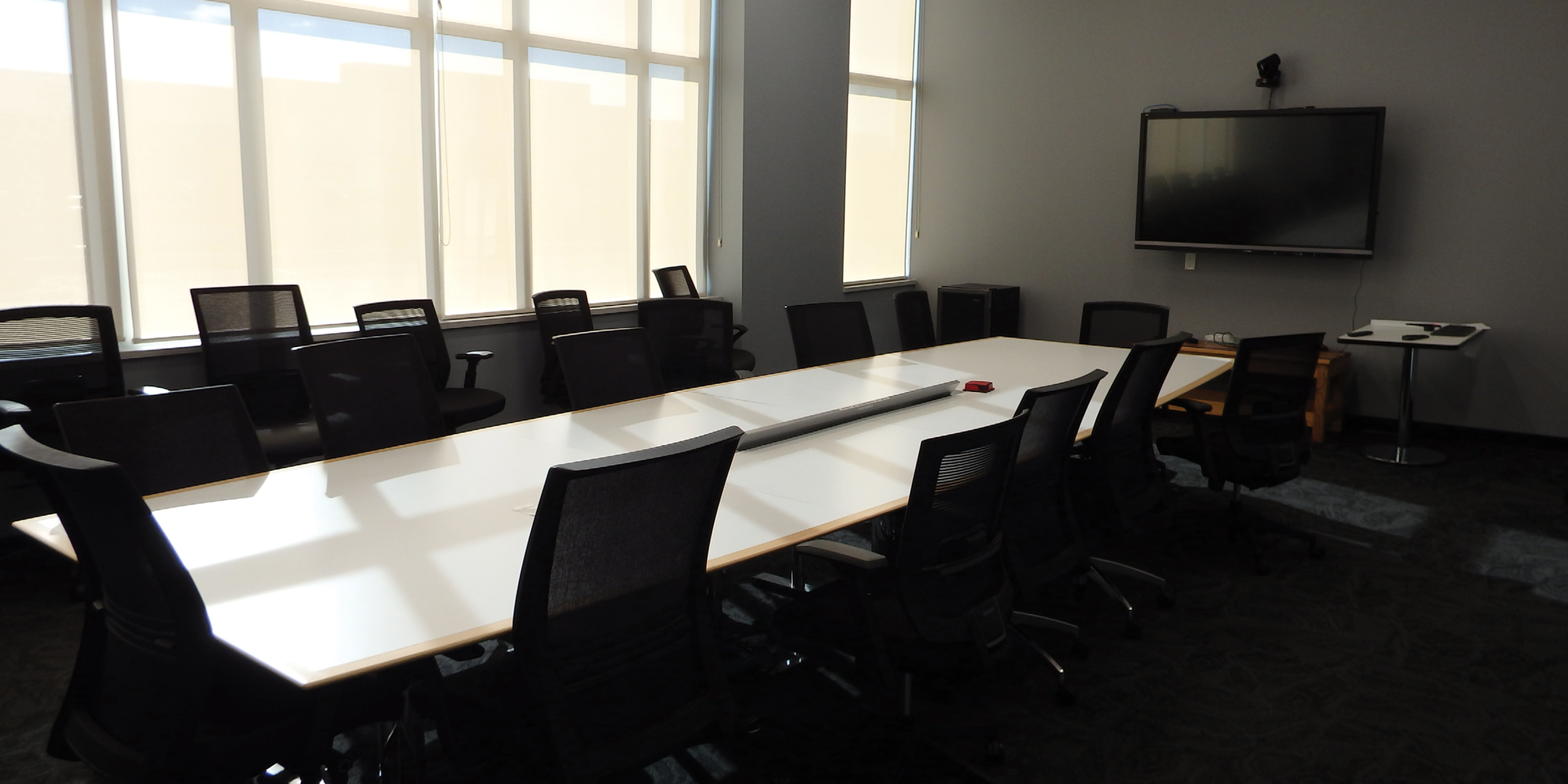 Boardroom with large table