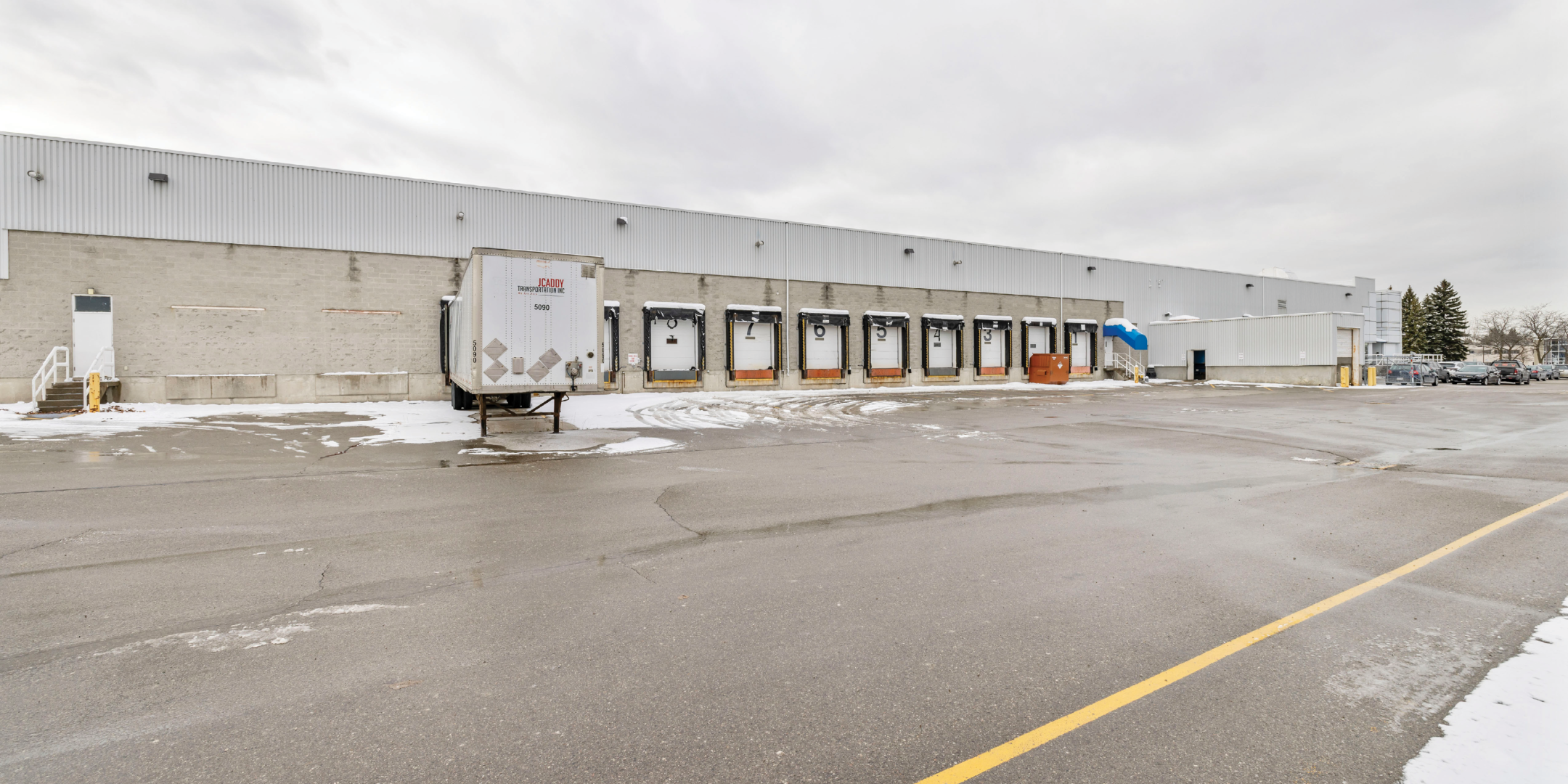 external view of shipping doors