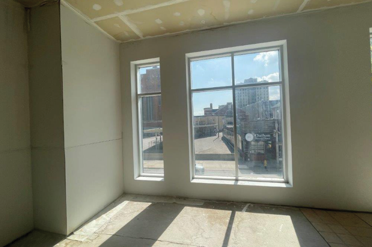 38-44 Chatham Street E interior window