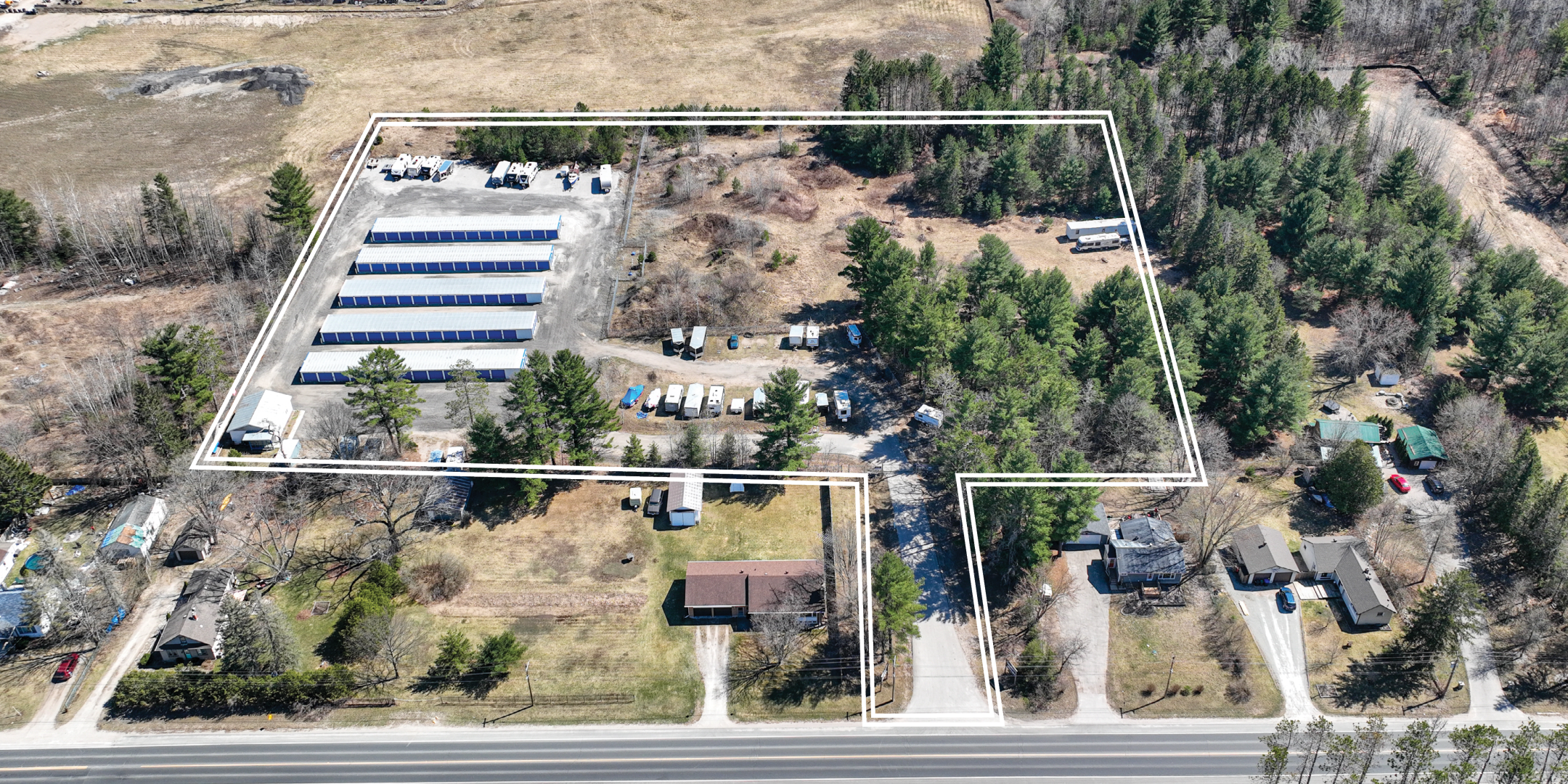 1063 Snow Valley Road Self Storage Facility Property Outline