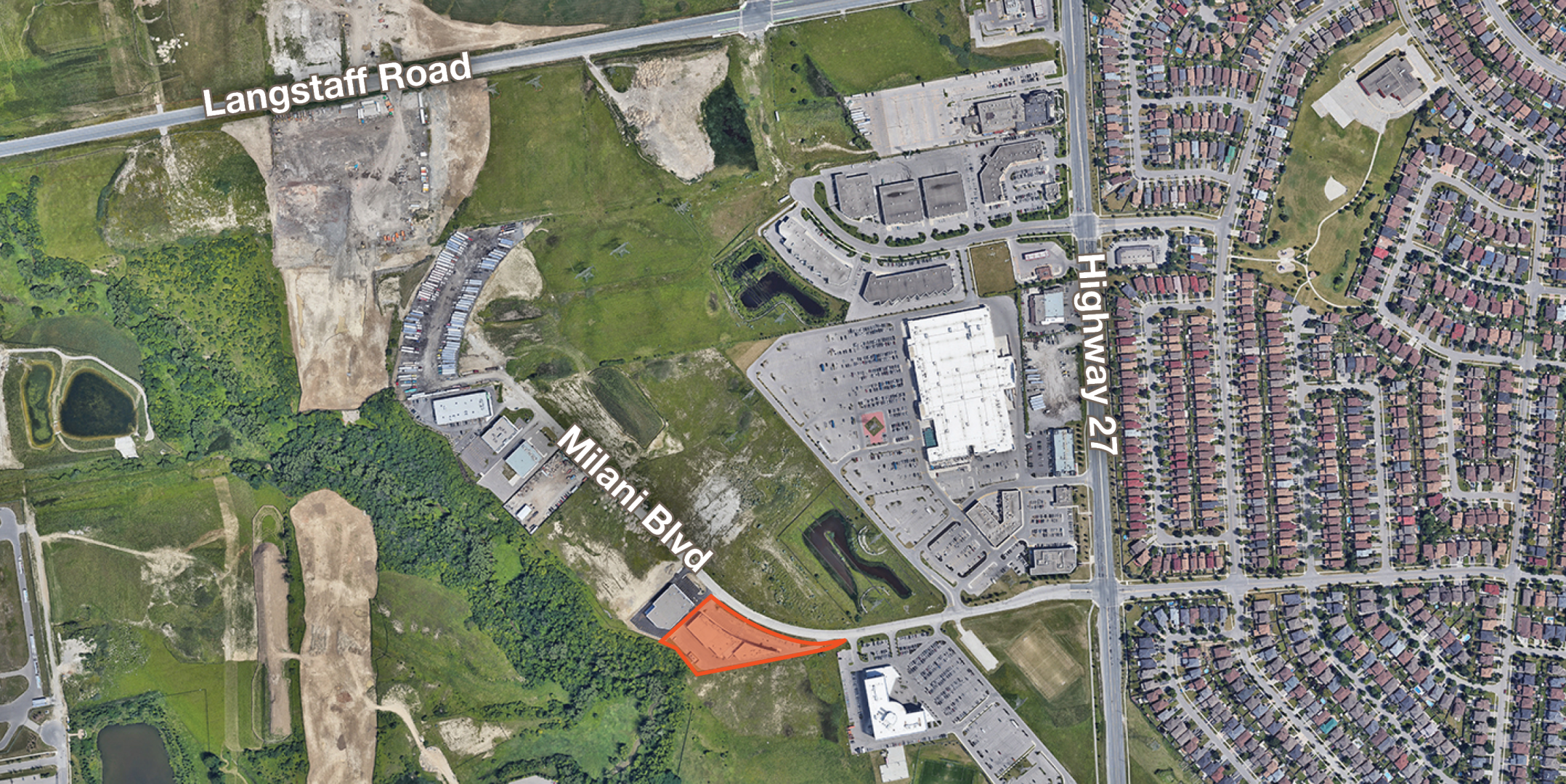 133 Milani Boulevard aerial shot