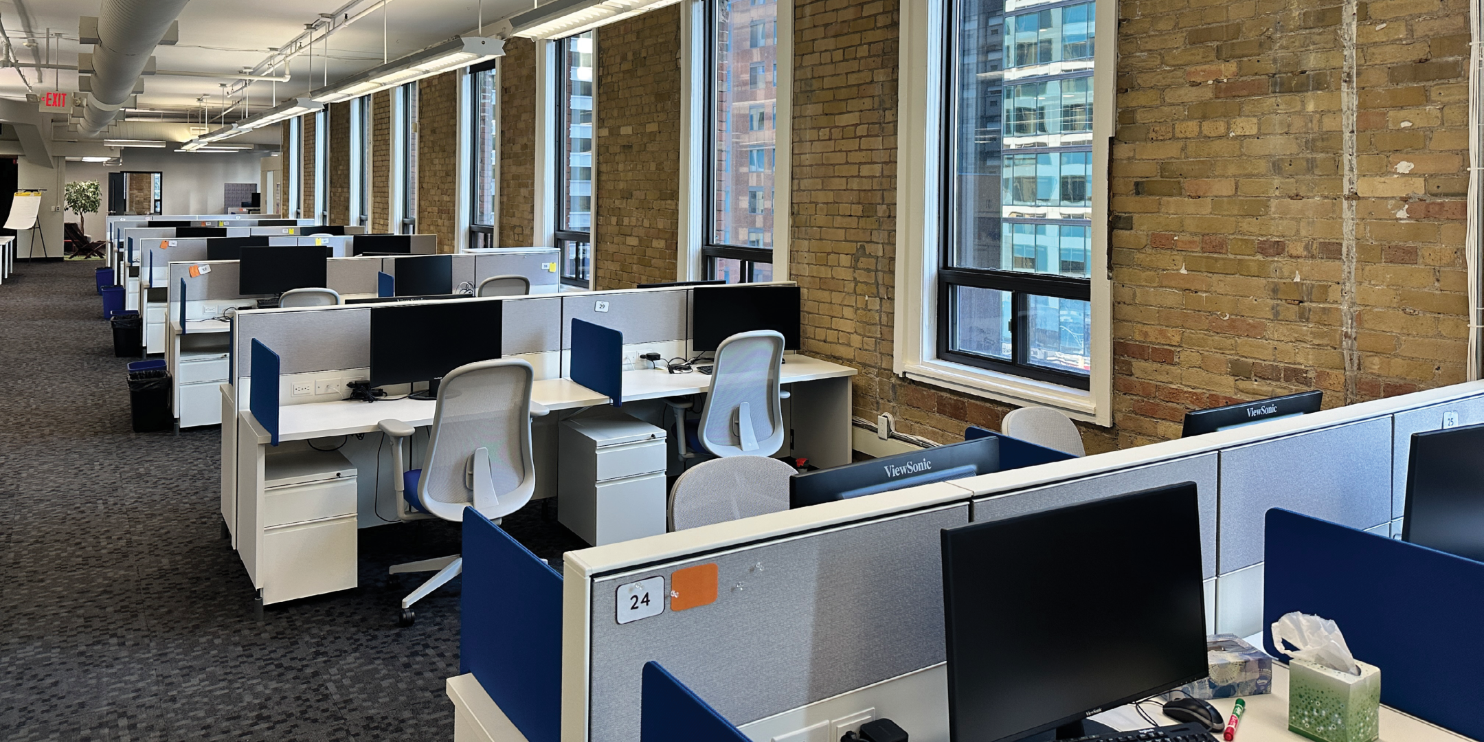 144 Front Street W work stations 