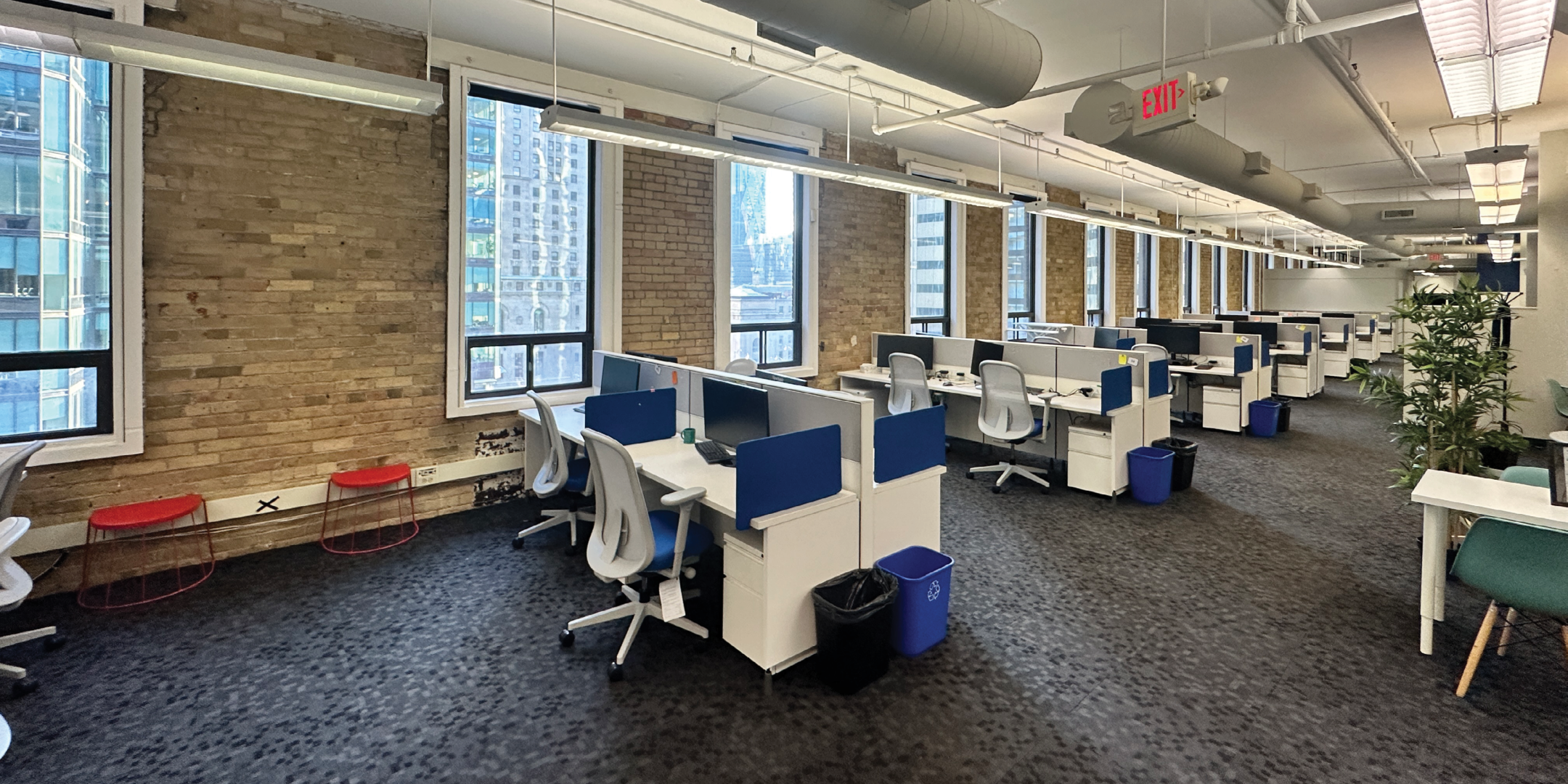 144 Front Street W work stations 