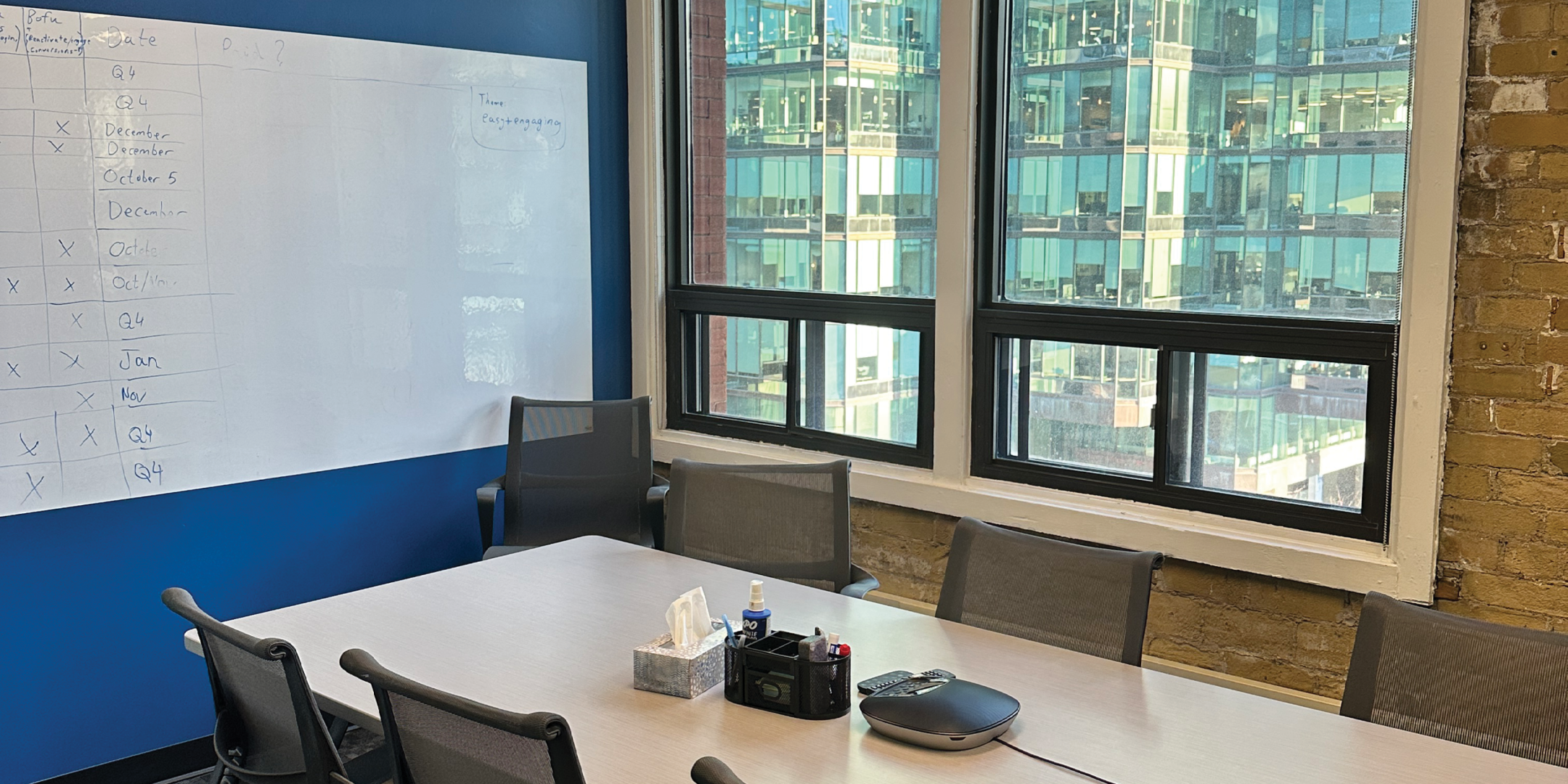 144 Front Street W meeting room with windows