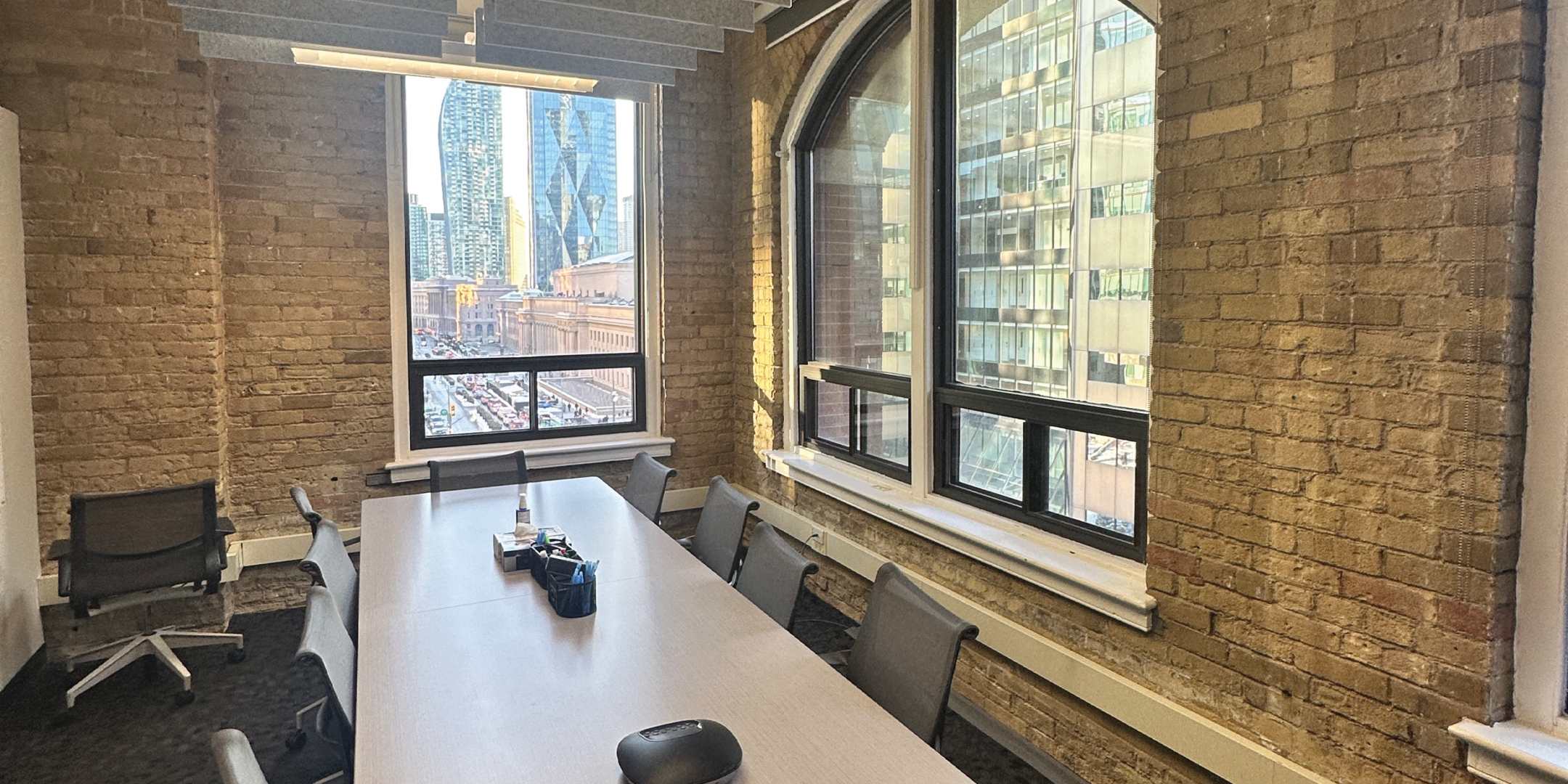 144 Front Street W meeting room with windows