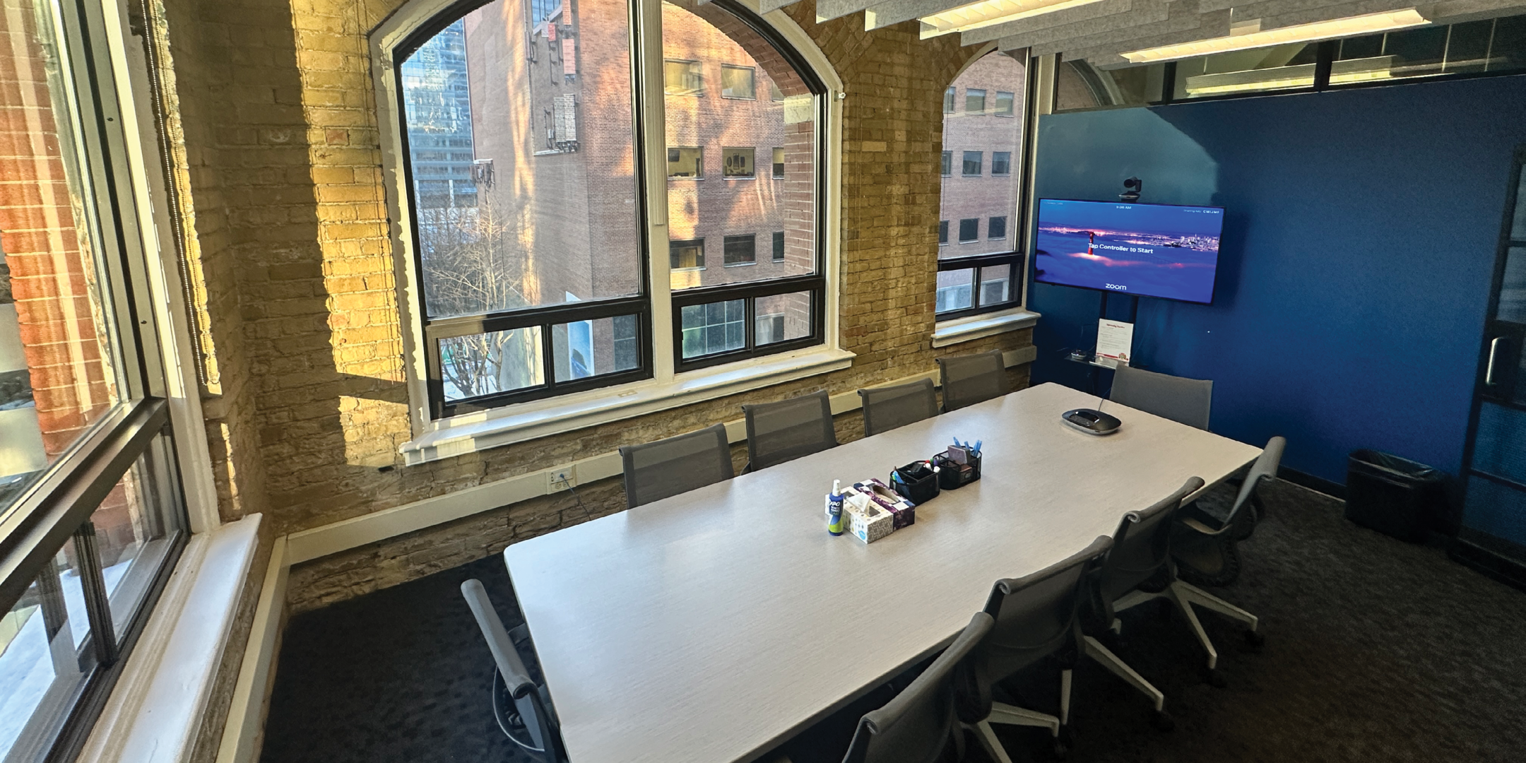 144 Front Street W meeting room with windows