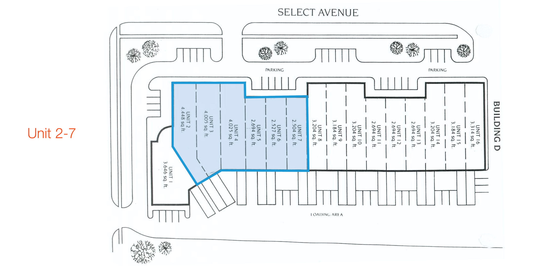 1 Select Avenue Unit 2-7 Floor Plan
