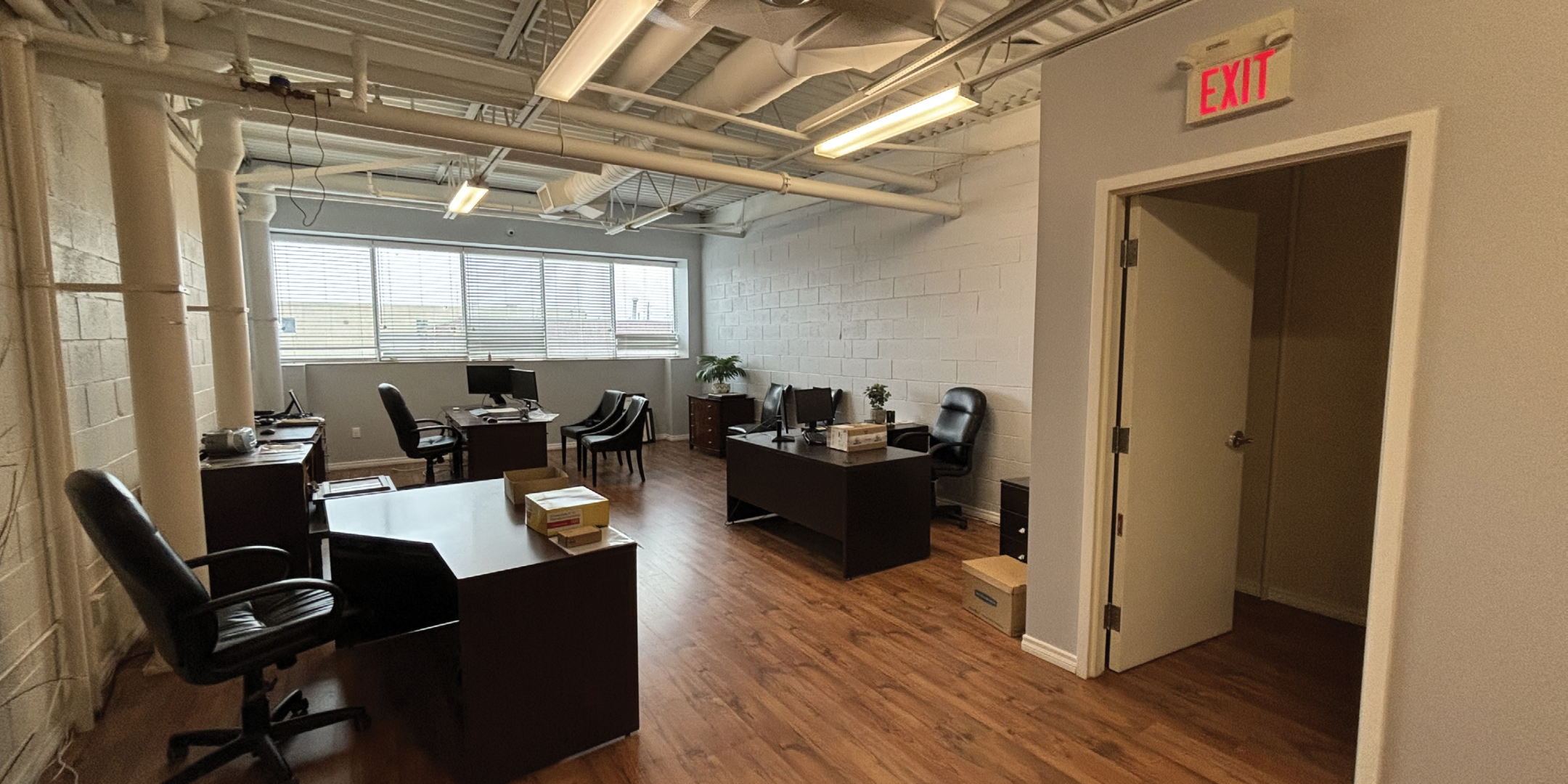 365 Healey Road Interior Office Area with Desks and Chairs 