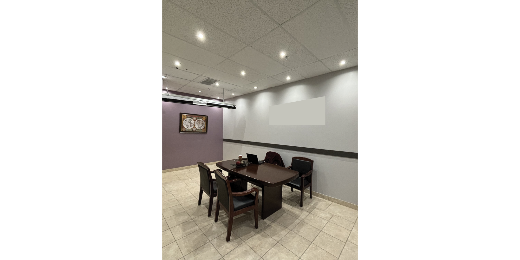 365 Healey Road Boardroom Space with Desk & Chairs