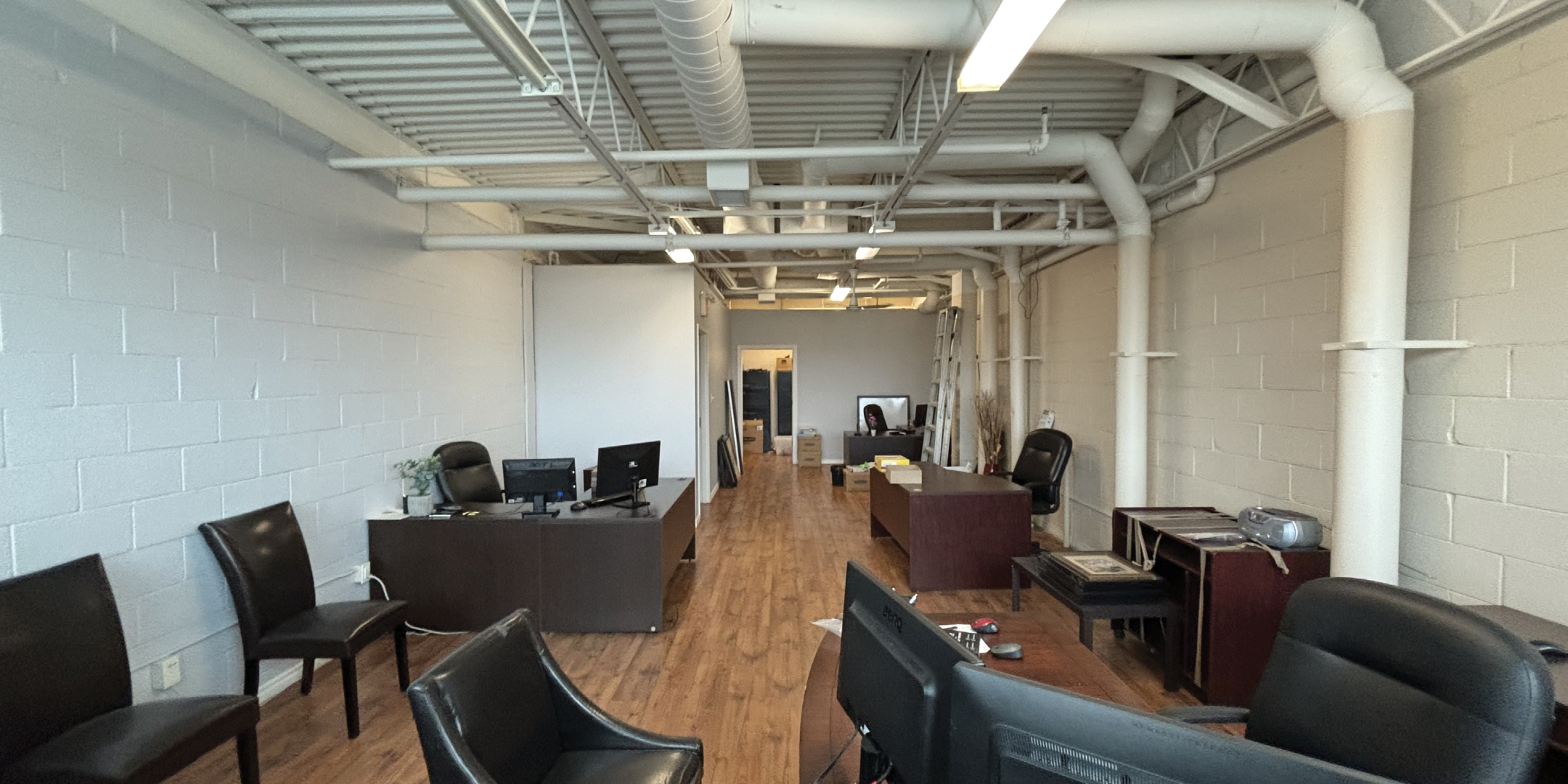 365 Healey Road Interior Office Area with Desks and Chairs 