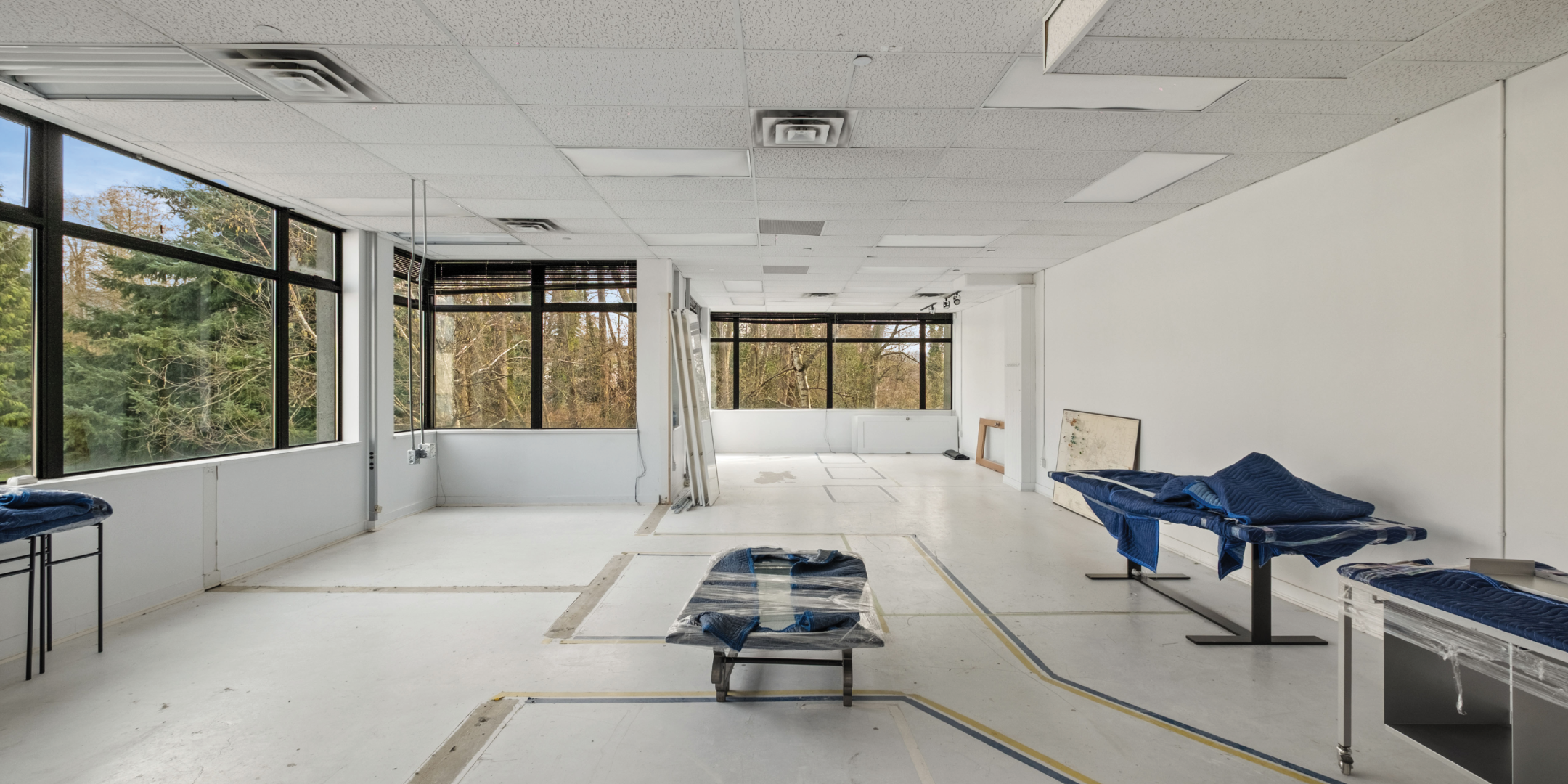 1000 West 3rd Street interior unfinished office area