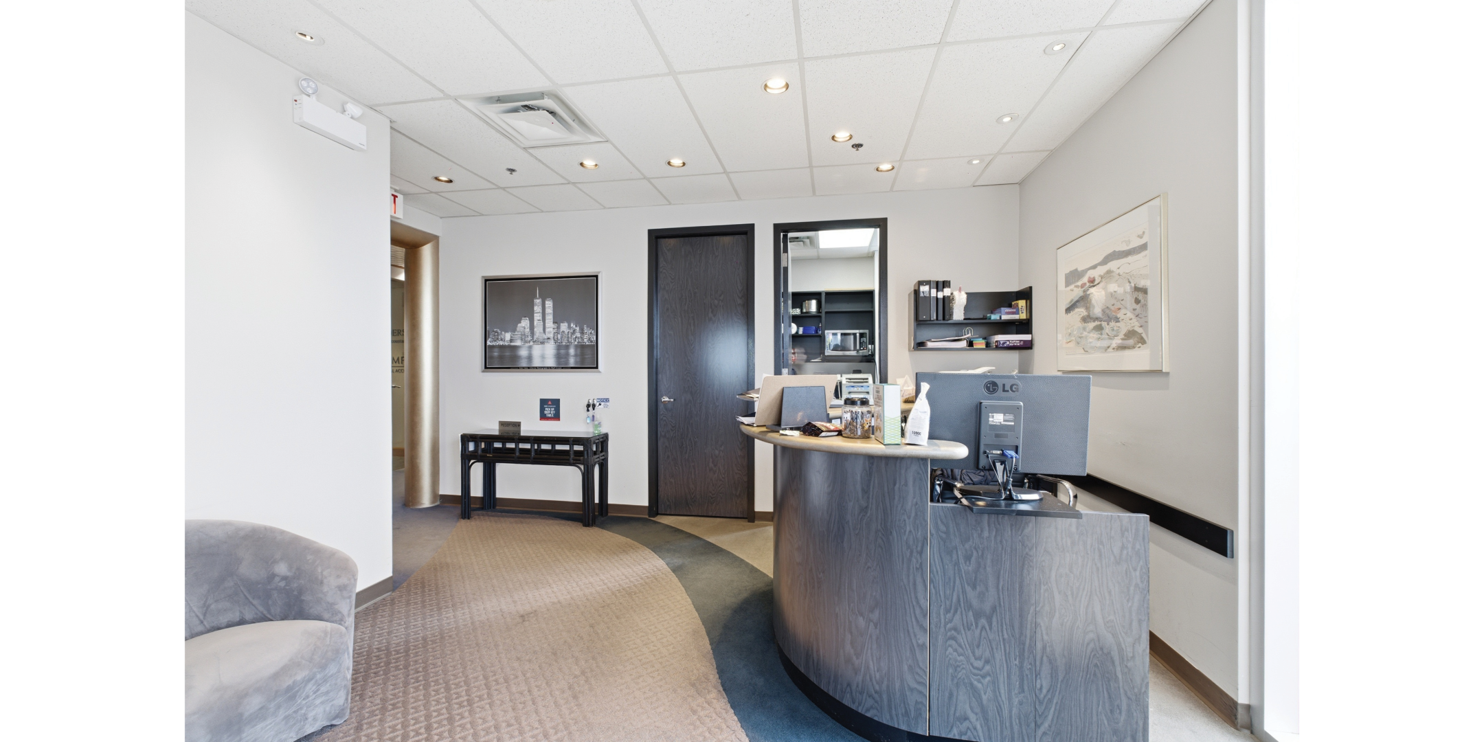 1055 West Broadway reception area